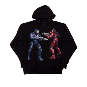 Vintage Black Halo 3 Red vs. Blue Zip