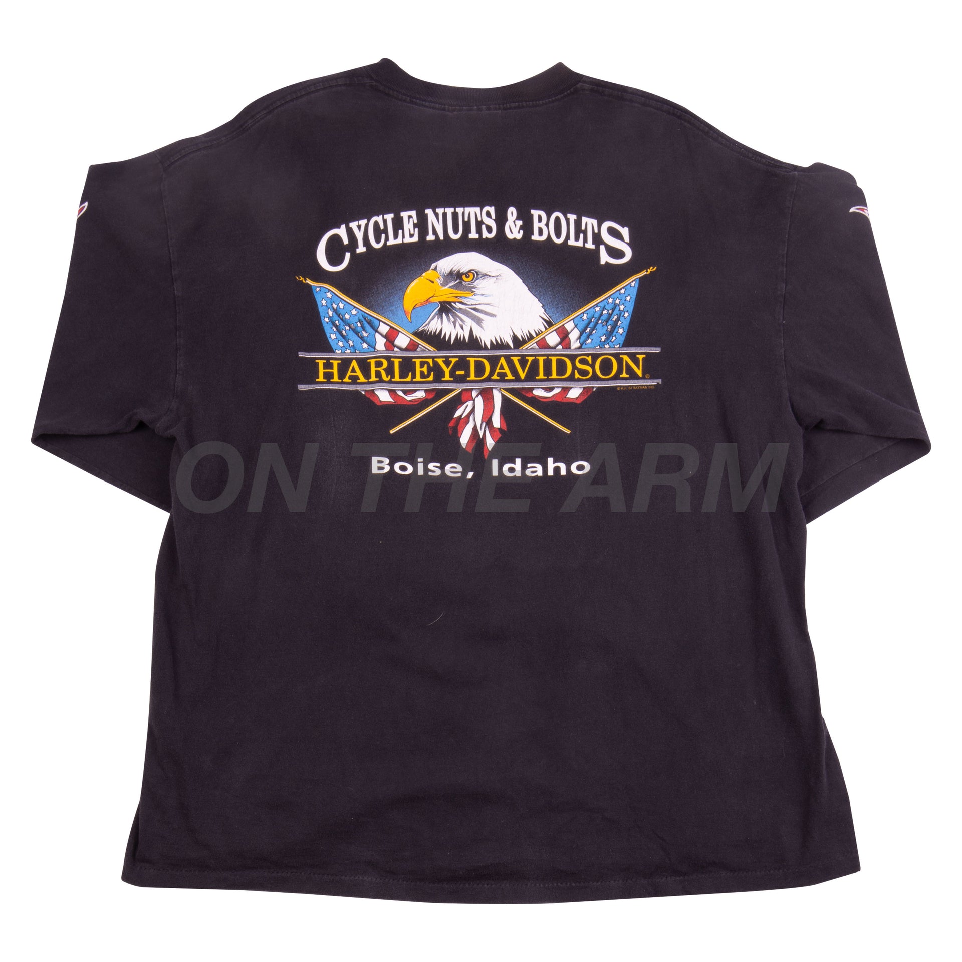 Vintage Black Harley Davidson Idaho L/S