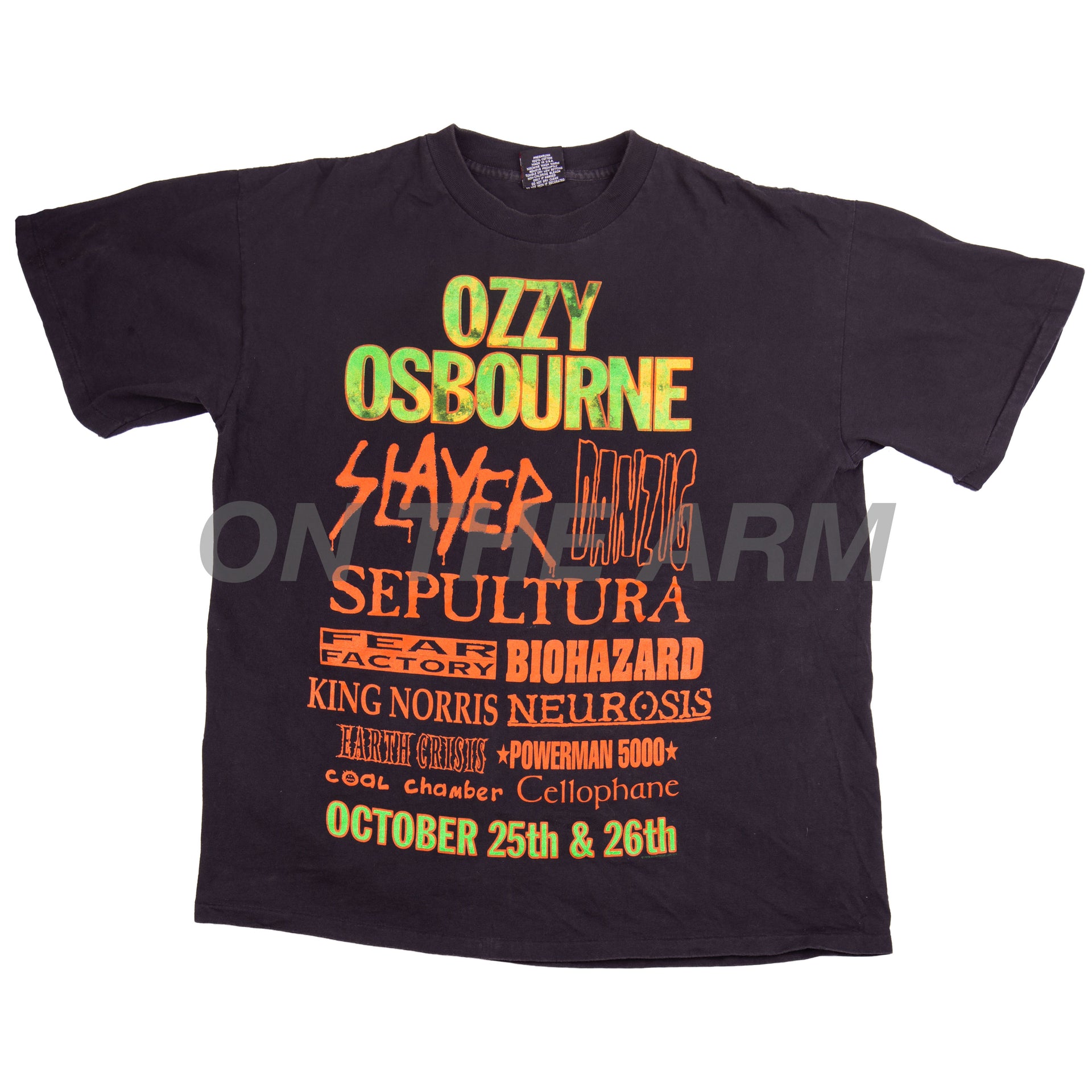 Vintage Black KLOS 95.5 Fest Tee (1996)
