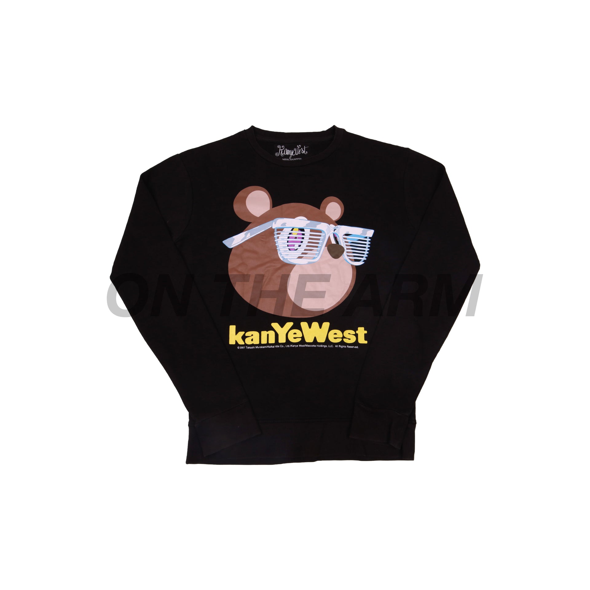 Vintage Black Kanye West Crew
