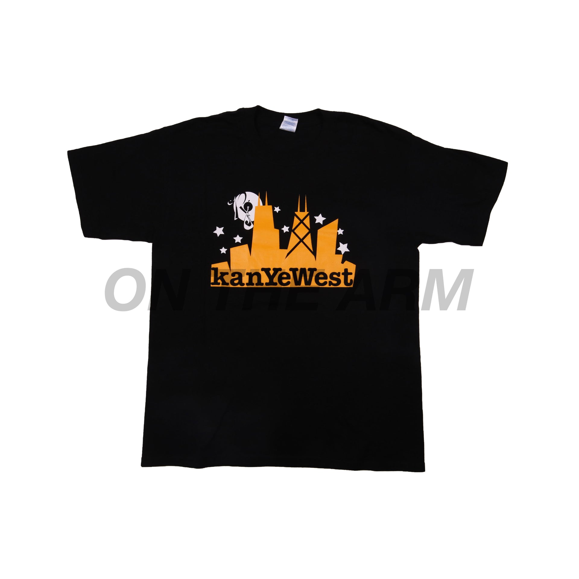 Vintage Black Kanye West Skyline Tee