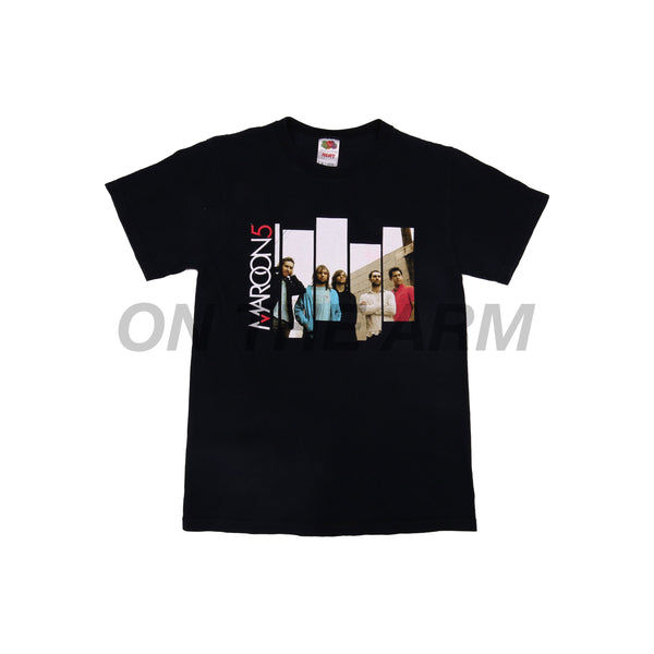 Vintage Black Maroon 5 2004 Songs About Jane Tour Tee