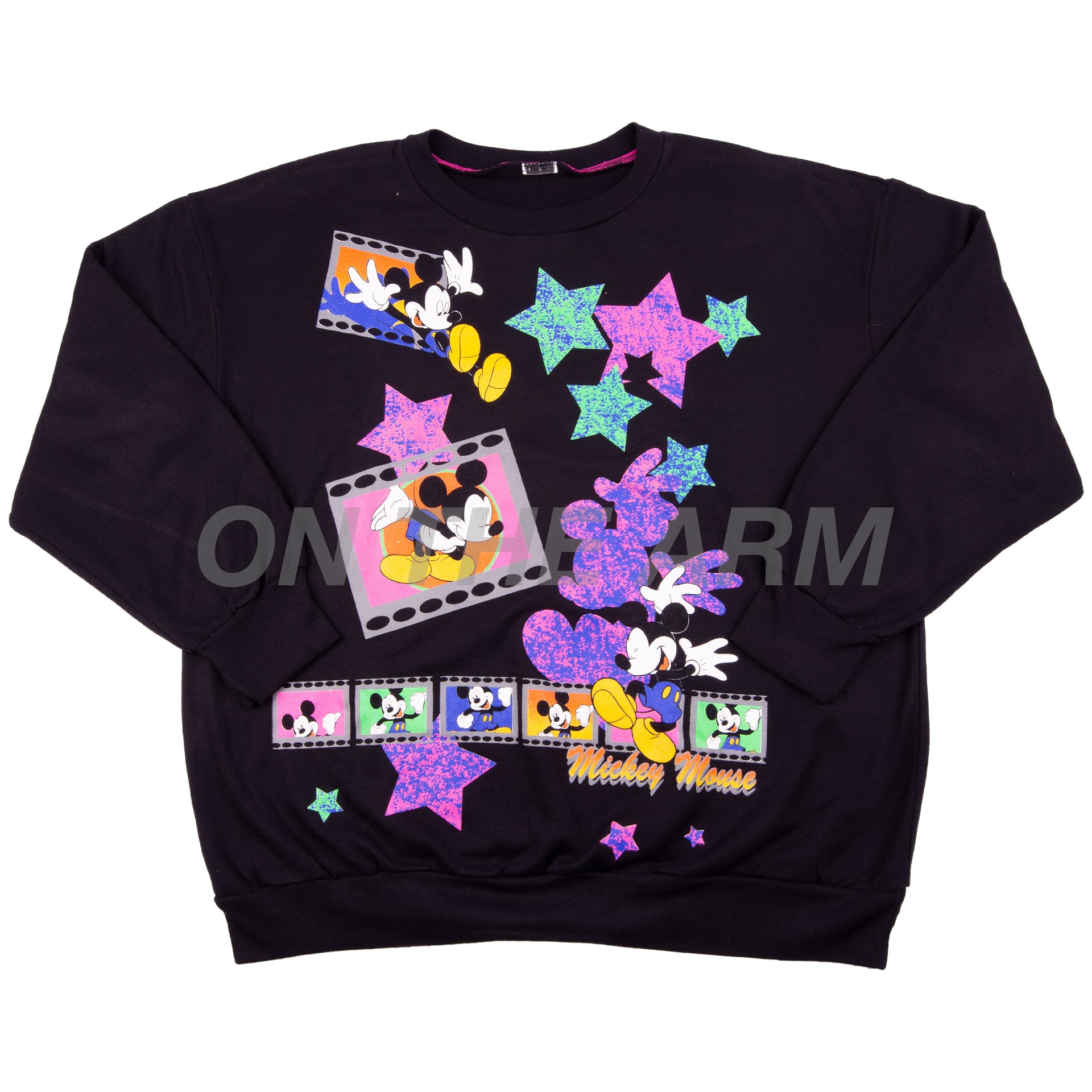 Vintage Black Mickey Film Roll Crew