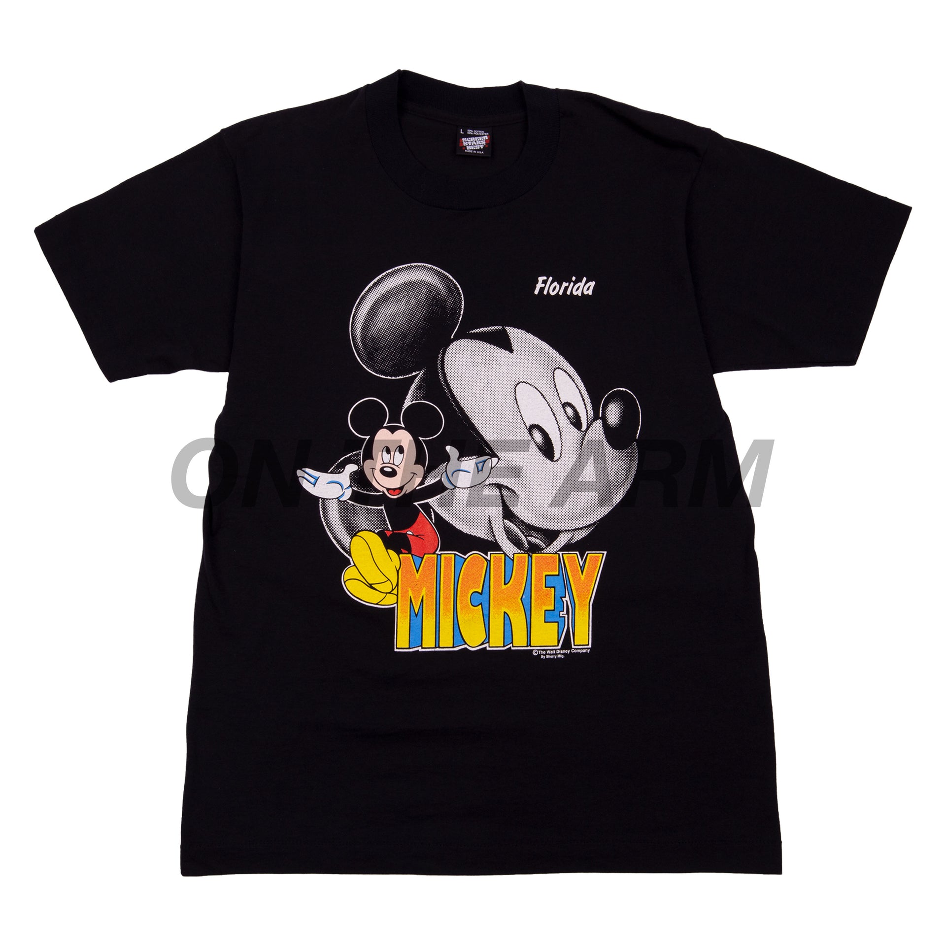 Vintage Black Mickey Florida Tee