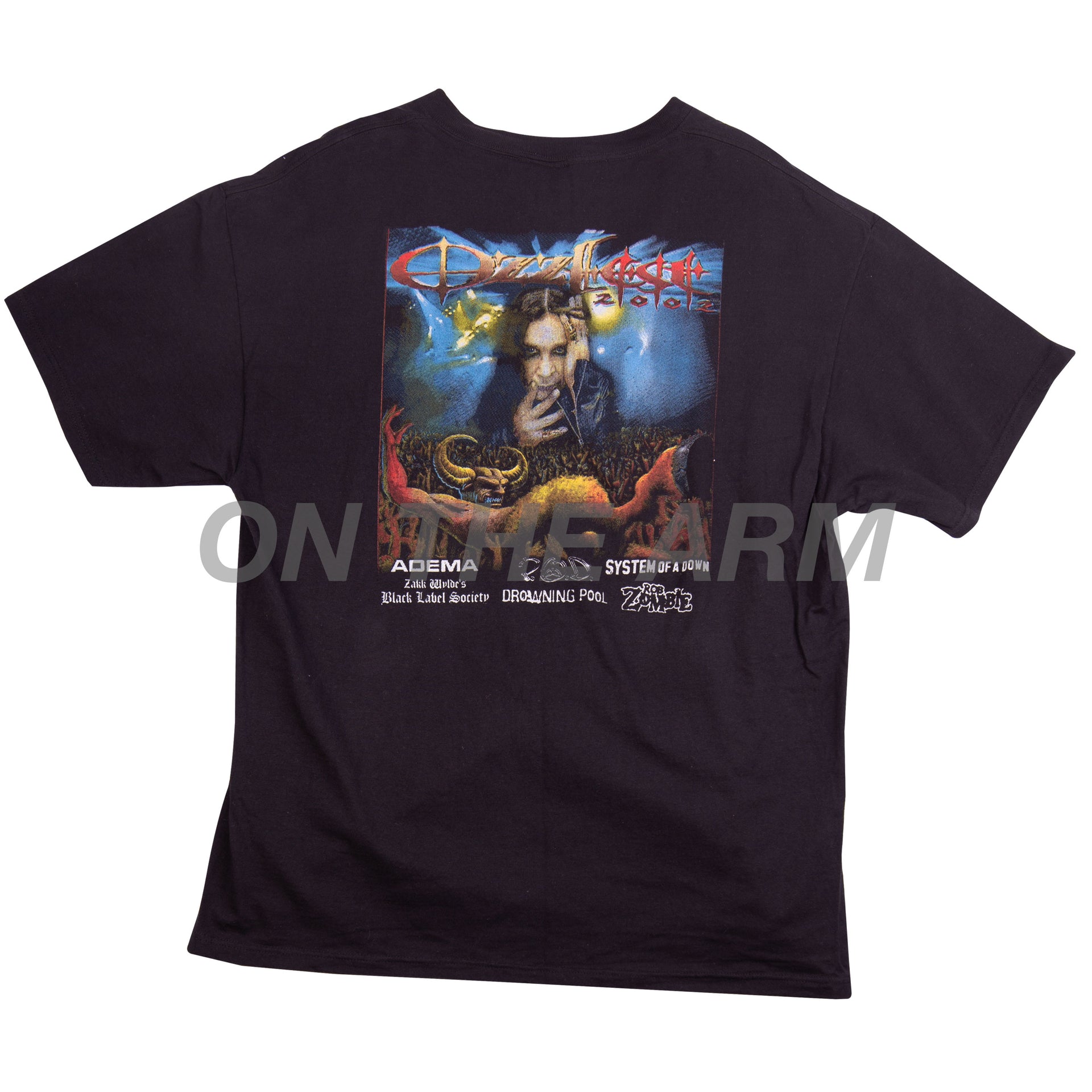 Vintage Black Ozzfest Hush Tee (2002)