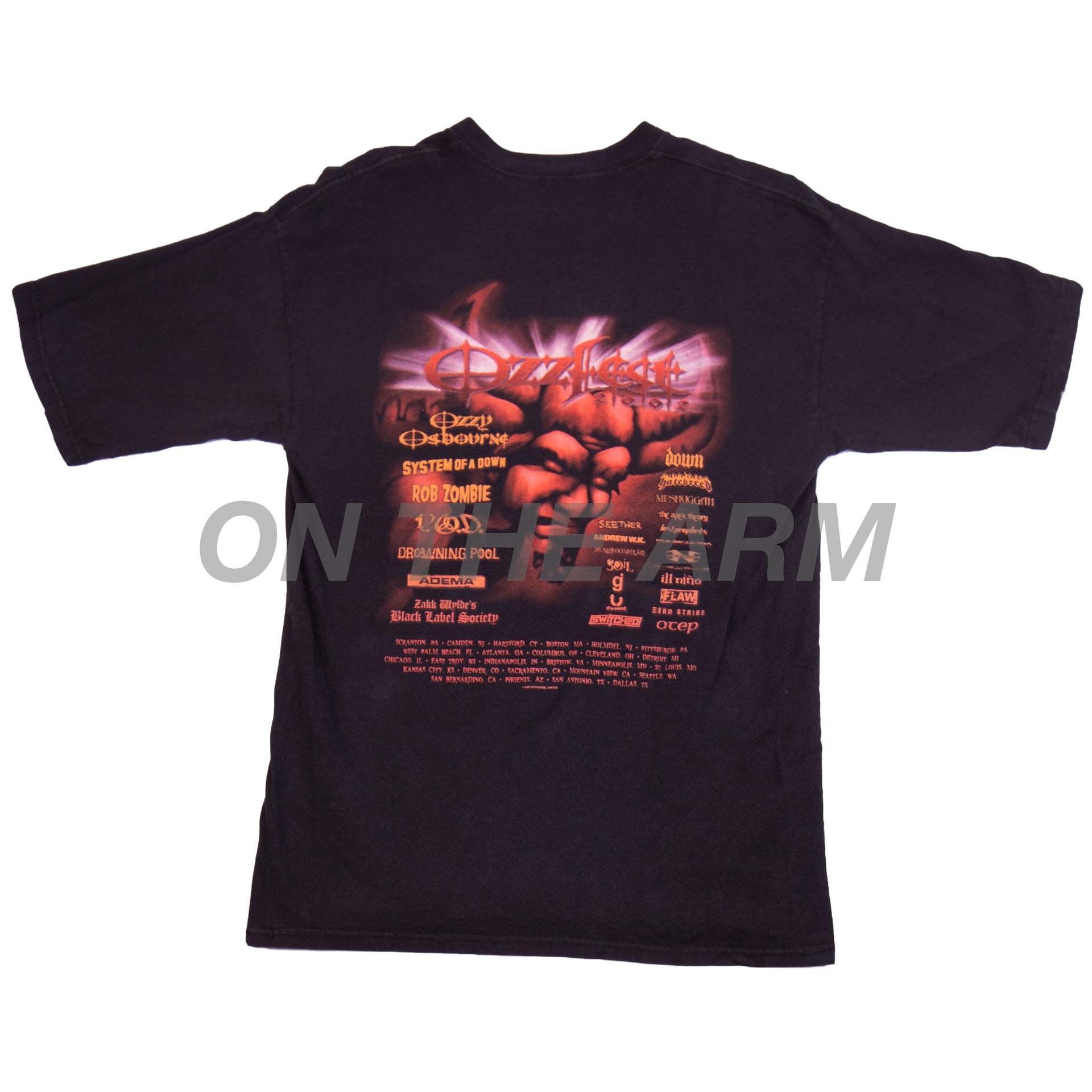 Vintage Black Ozzfest Tee (2002)