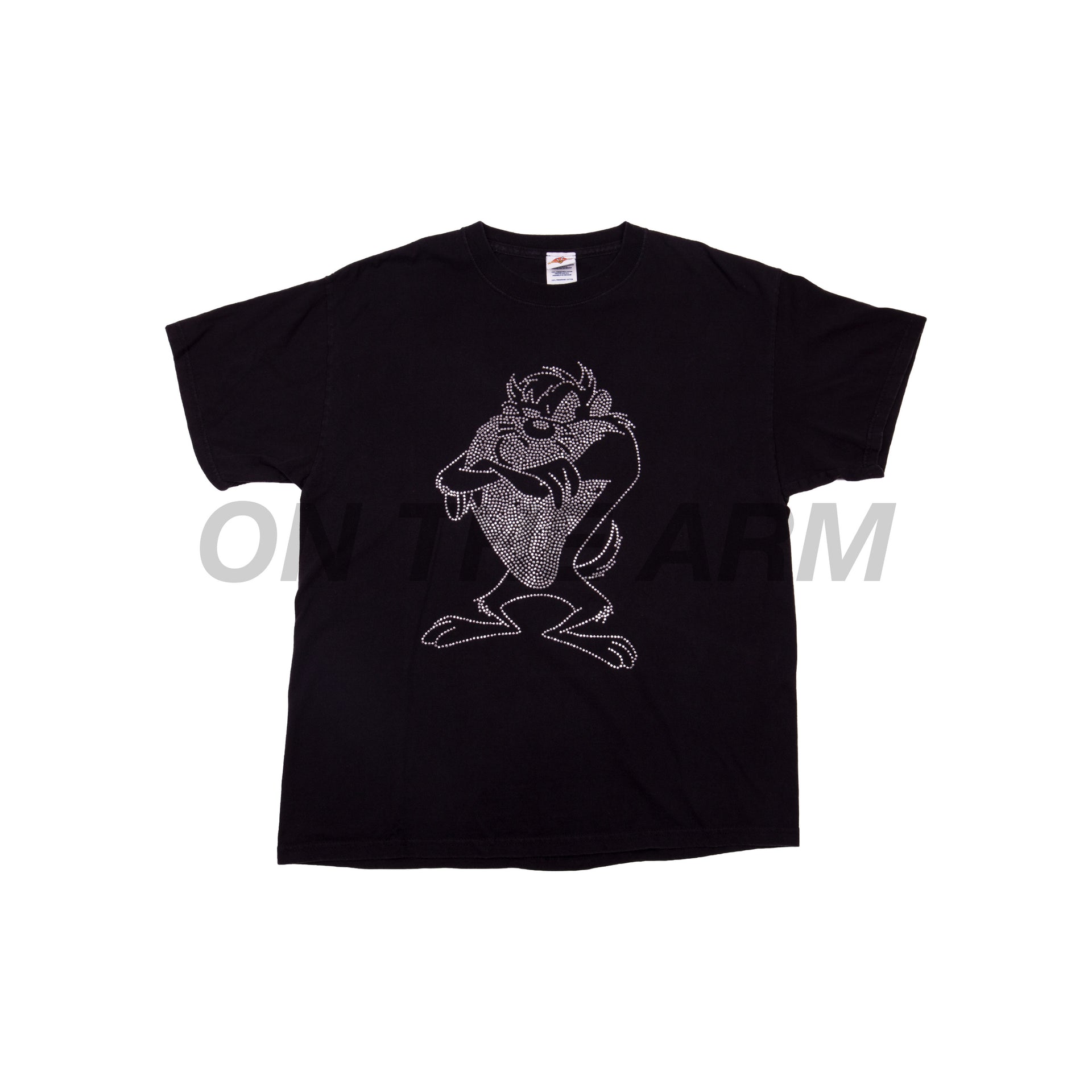Vintage Black Rhinestone Taz Tee