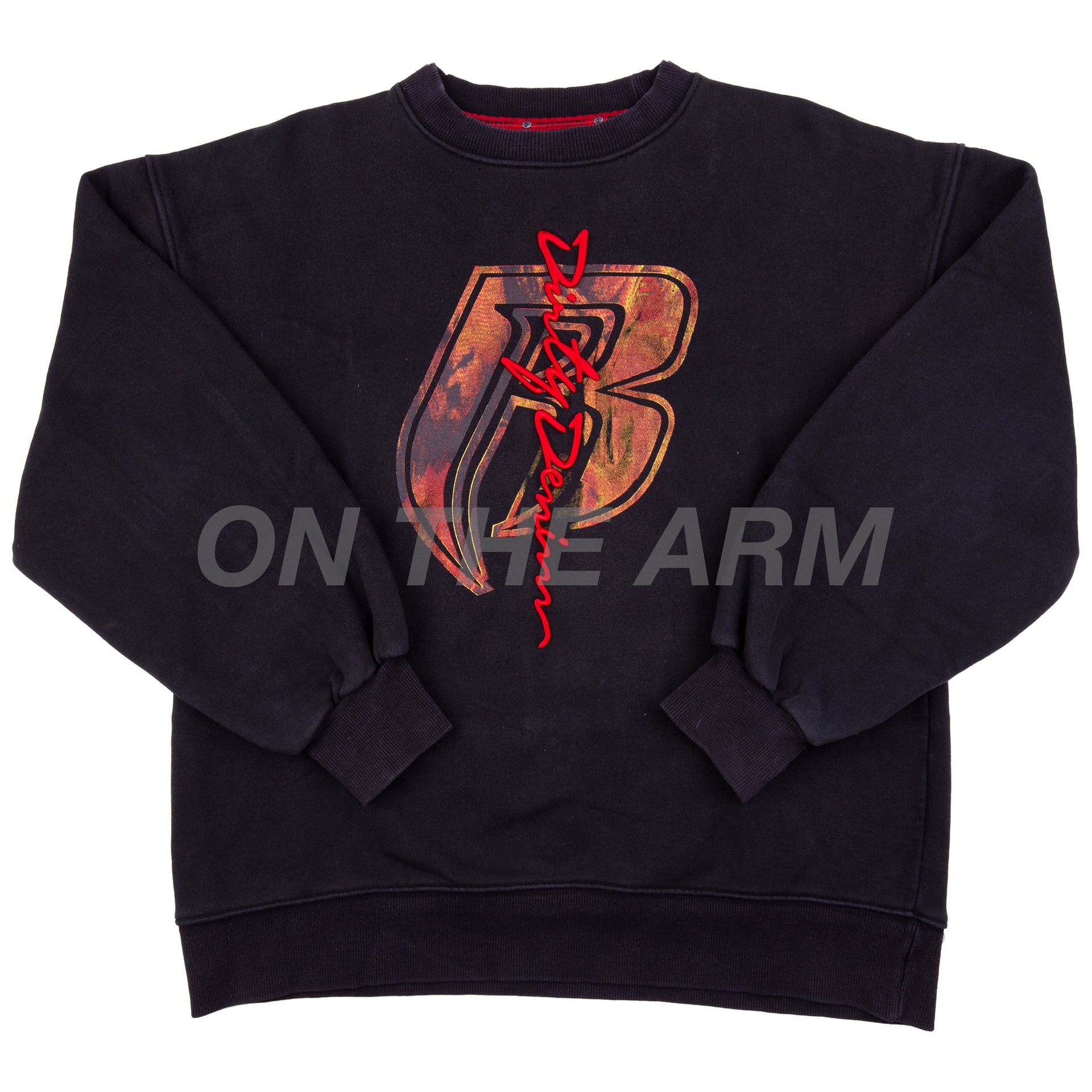Vintage Black Ruff Ryders Dirty Denim Crew