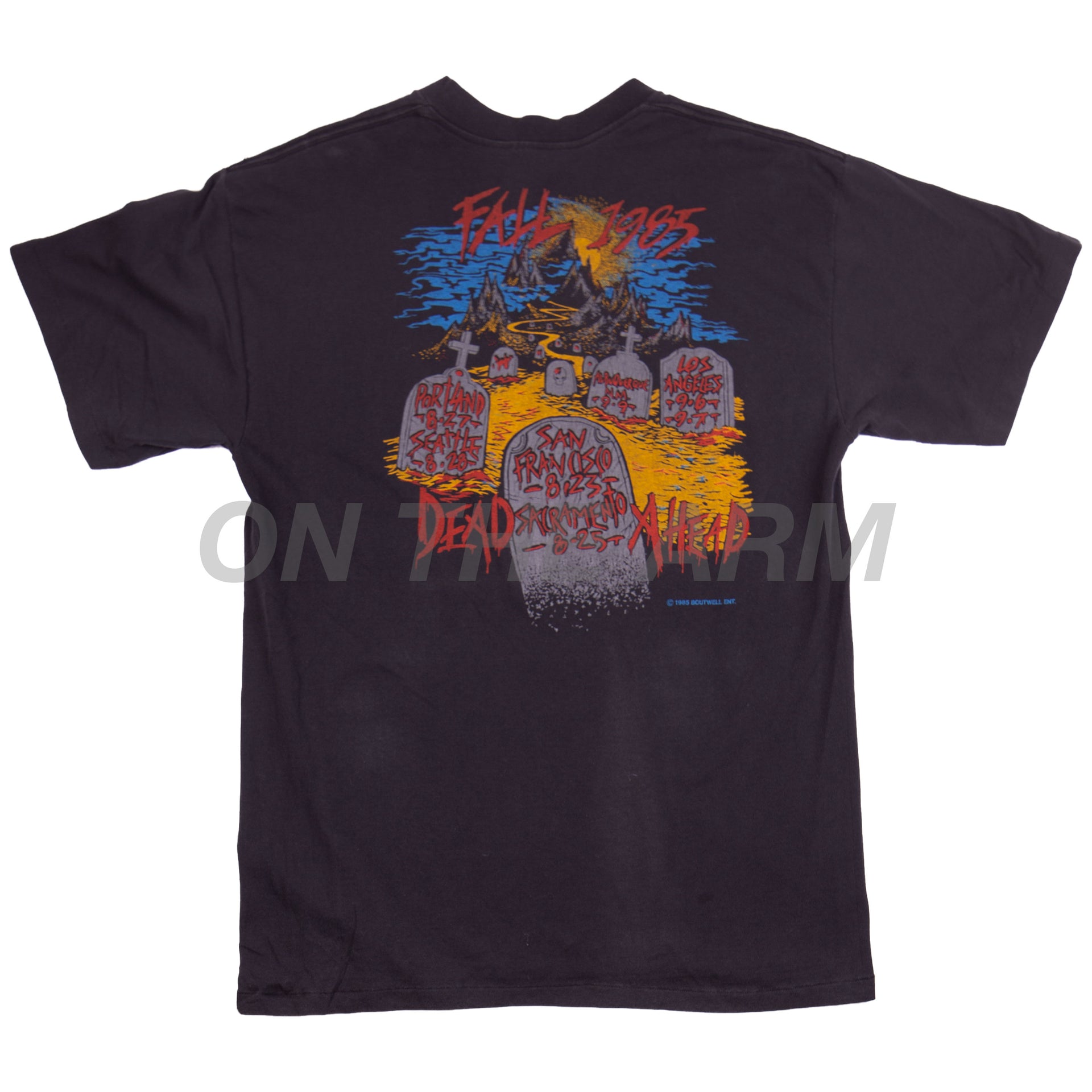 Vintage Black Slayer Live Undead Tee (1985)