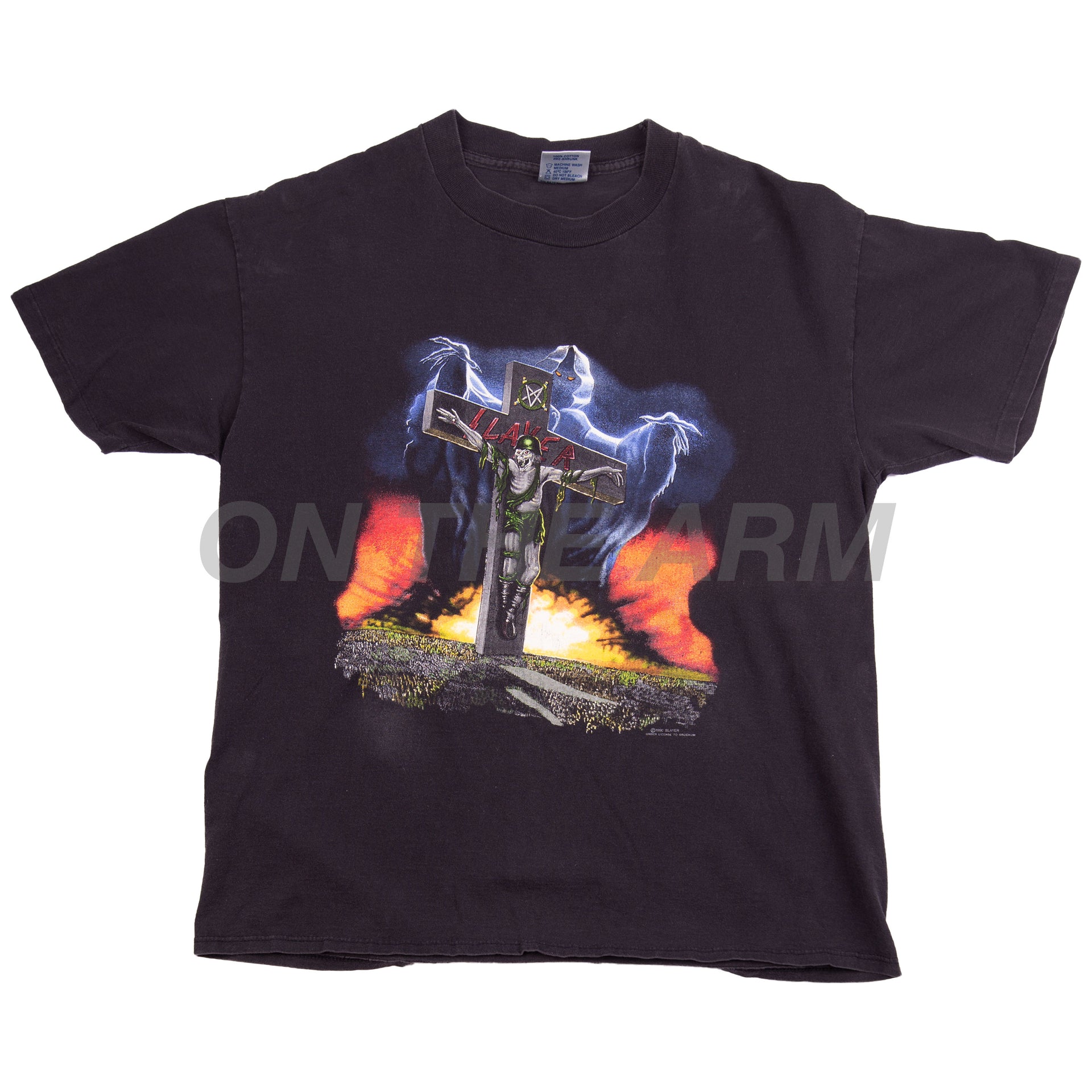 Vintage Black Slayer Touring In The Abyss Tee (1991)