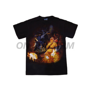 Vintage Black Star Wars Band Tee