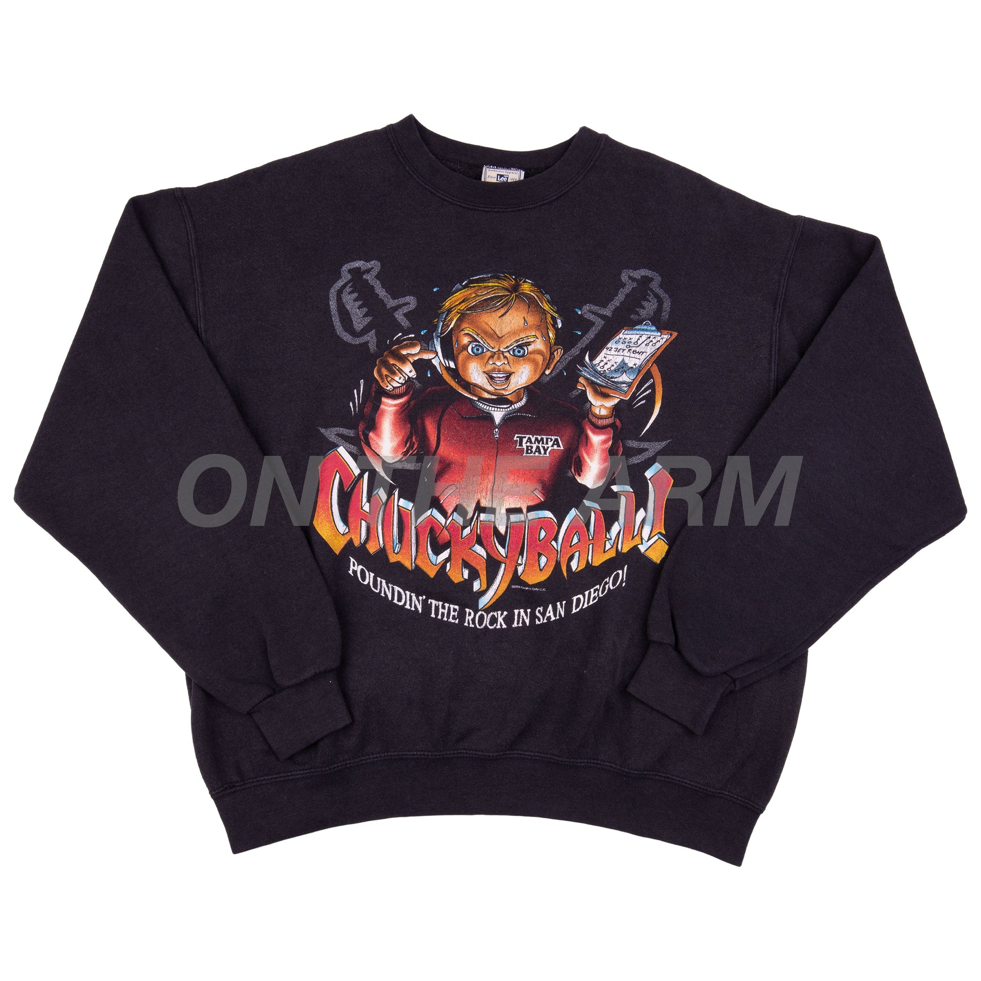 Vintage Black Tampa Bay Chucky Crew