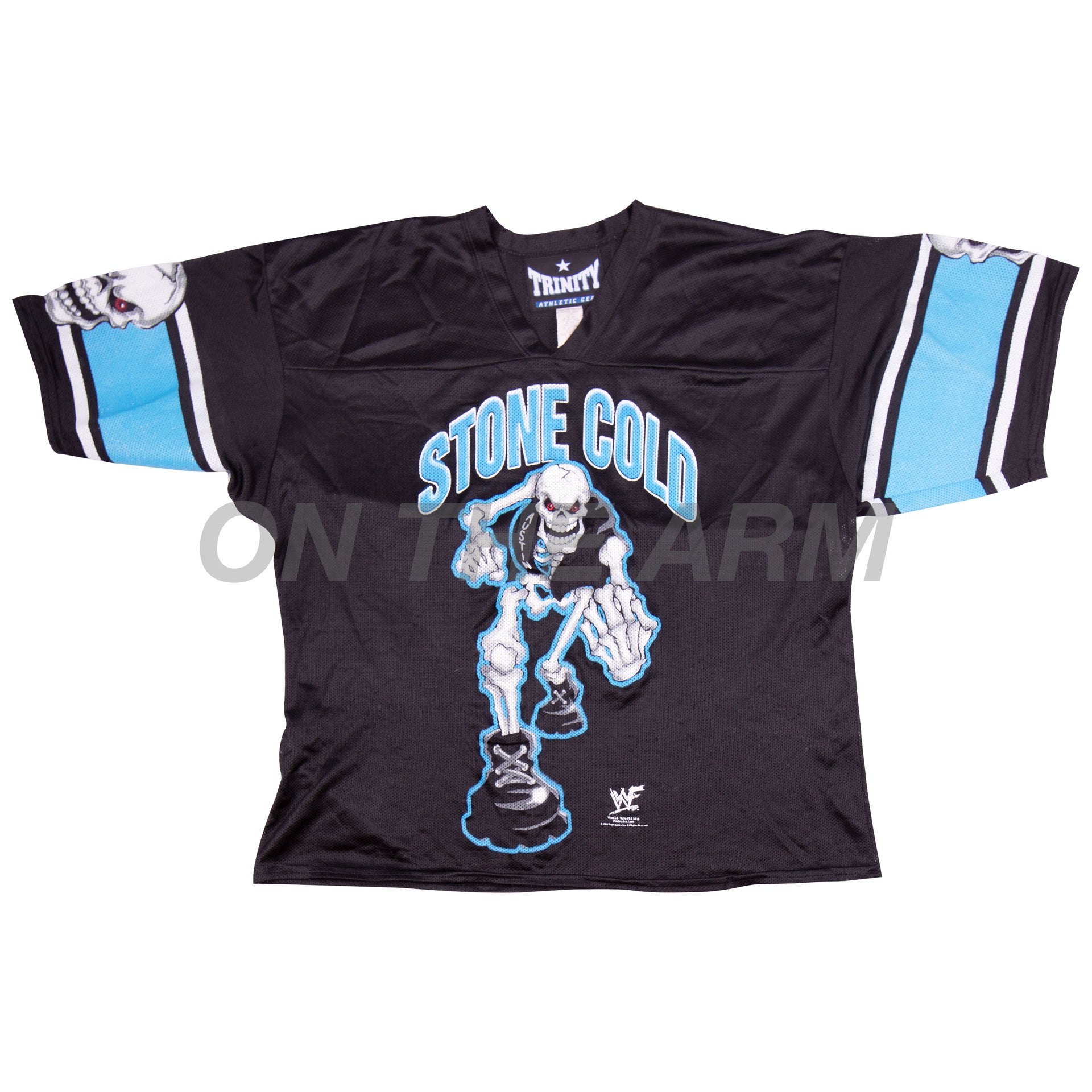 Vintage Black WWE Stone Cold Football Jersey