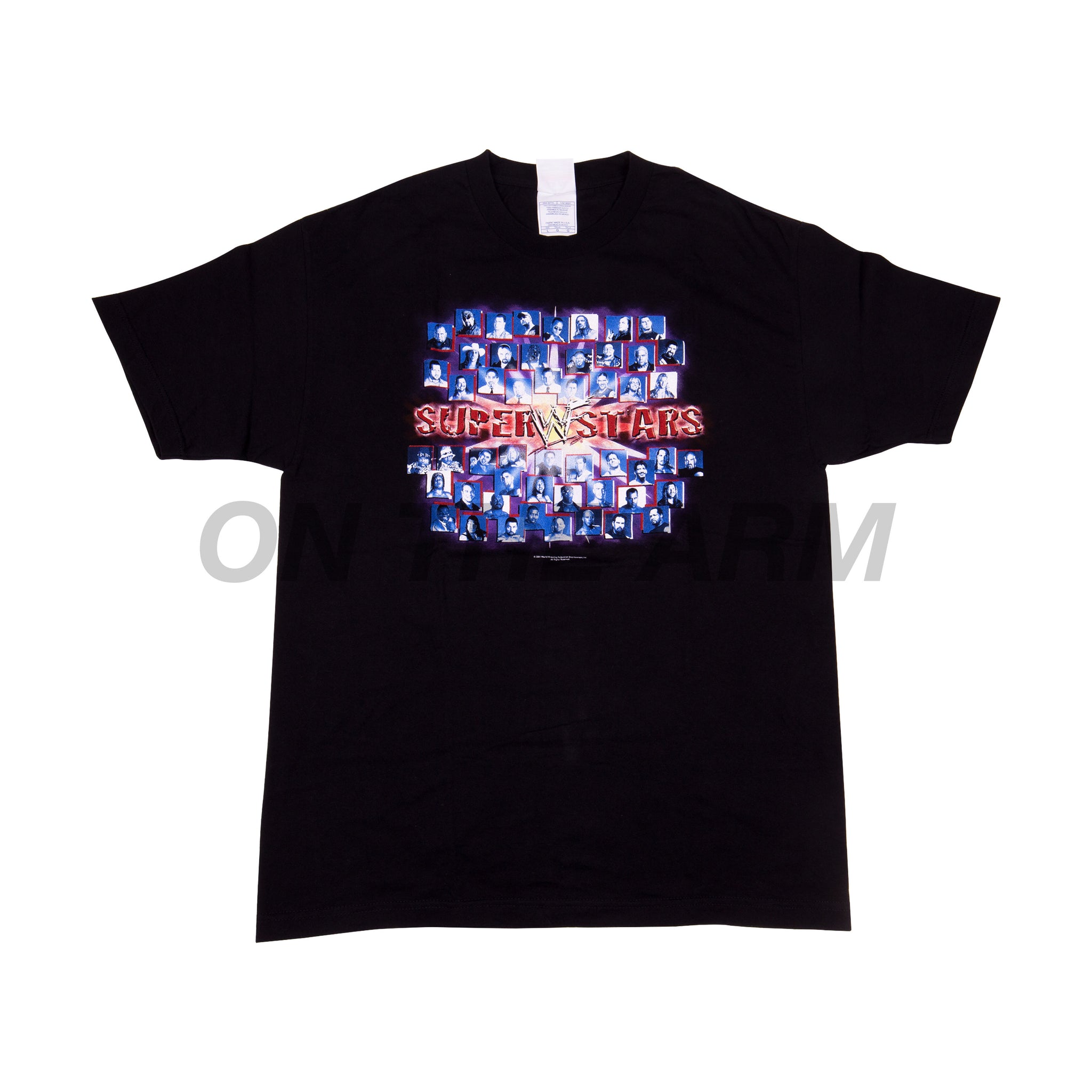 Vintage Black WWE Superstars Tee