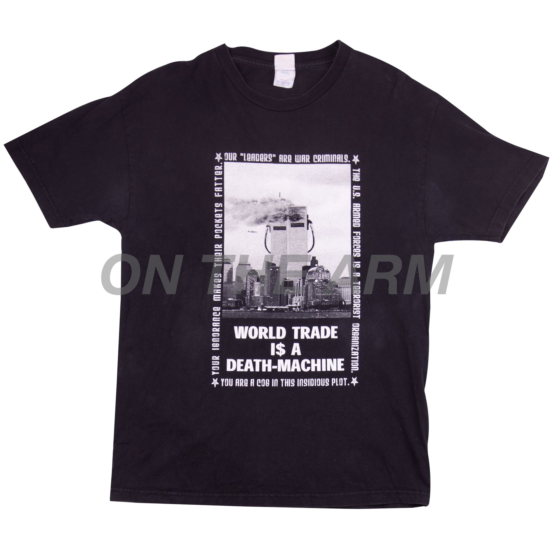 Vintage Black World Trade Tee