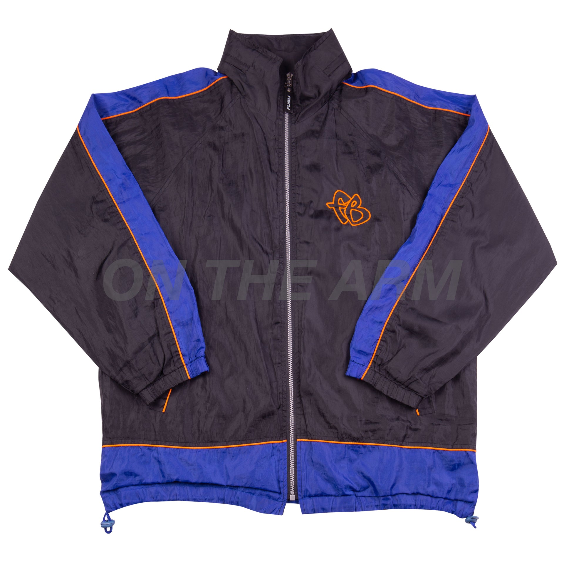 Vintage Black/Blue Fubu Track Jacket
