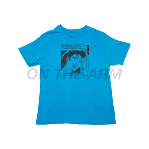 Vintage Blue Mark Vallen Nuclear War Tee