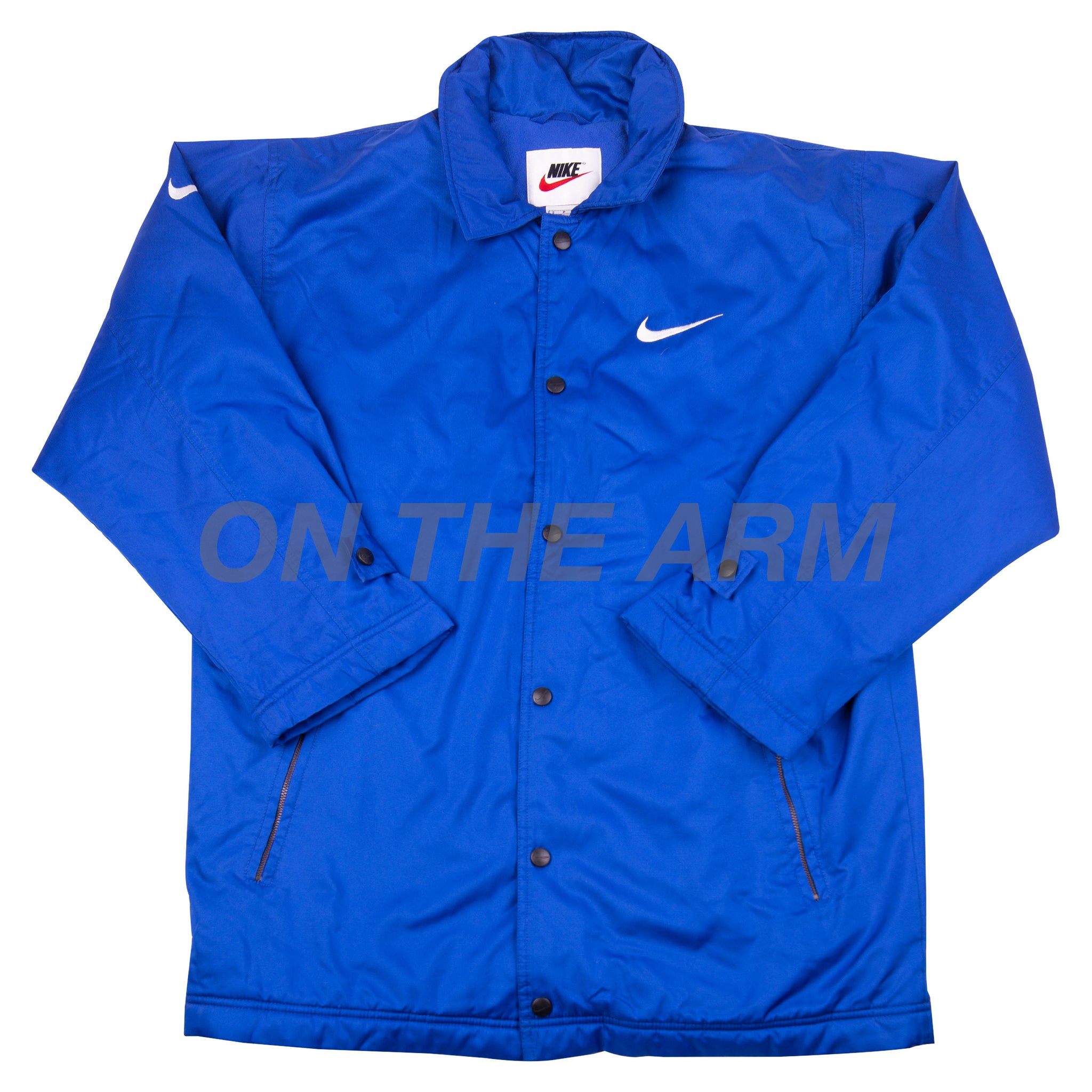 Vintage Blue Nike Coaches Jacket