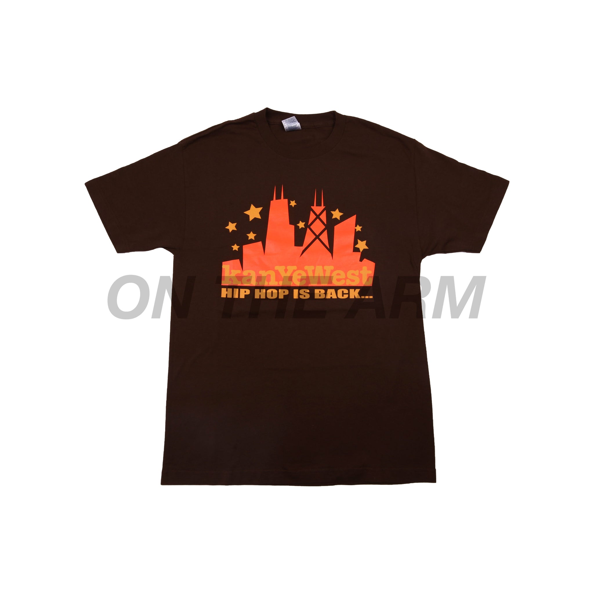 Vintage Brown Kanye West Skyline Tee