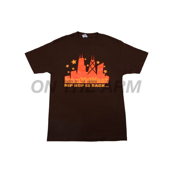 Vintage Brown Kanye West Skyline Tee