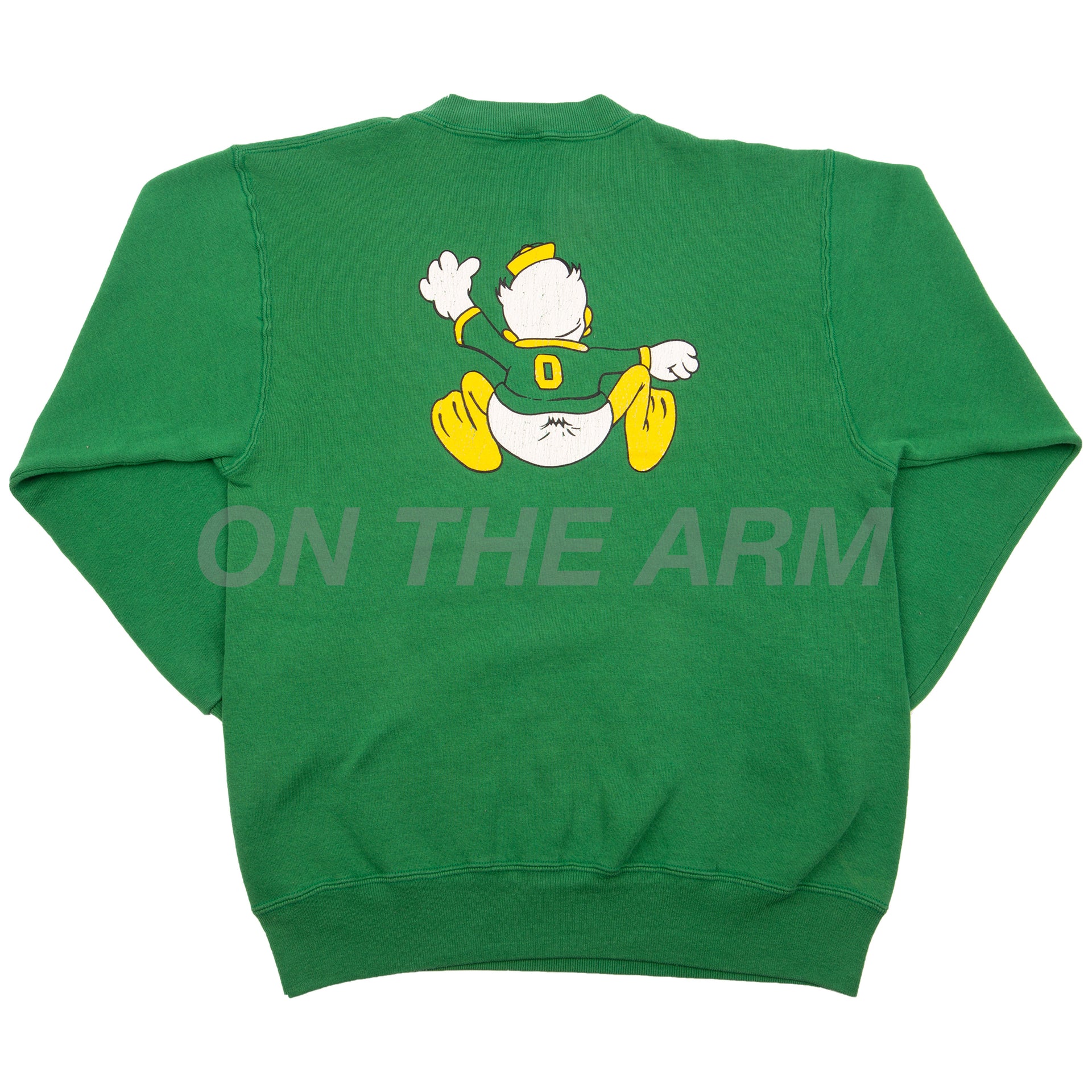 Vintage Green Oregon Ducks Crew