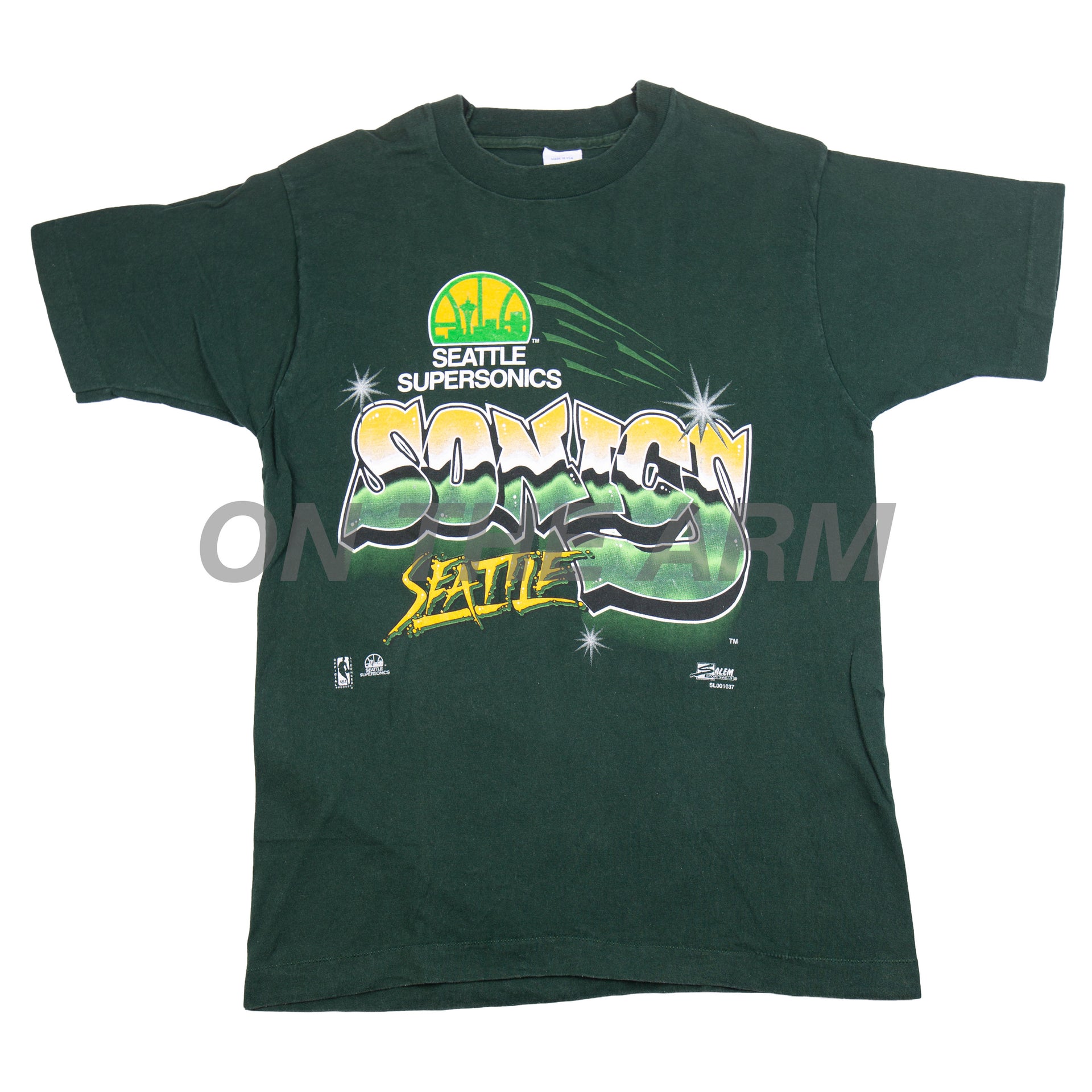 Vintage Green Seattle Supersonics Tee