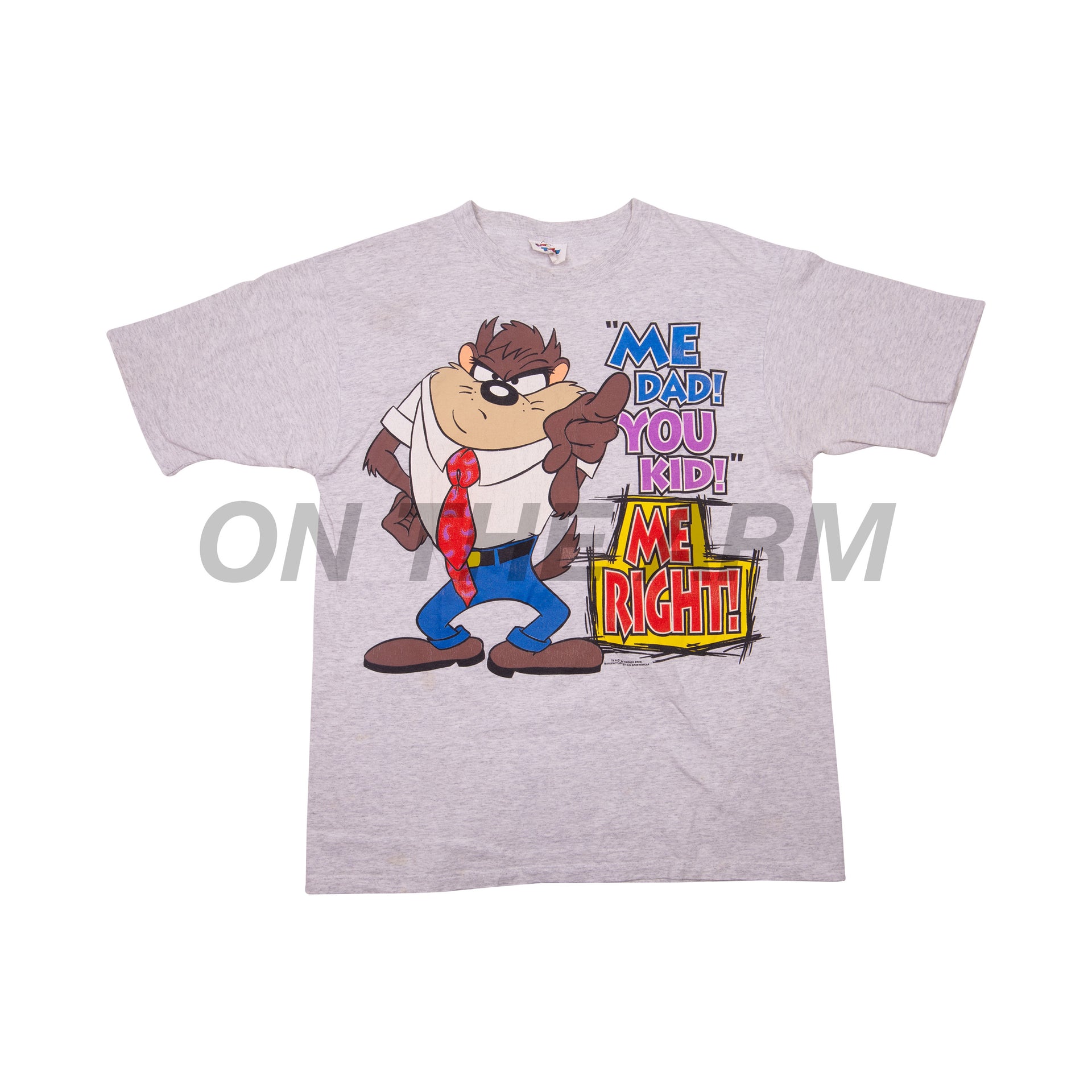 Vintage Grey 1994 Taz Dad Tee