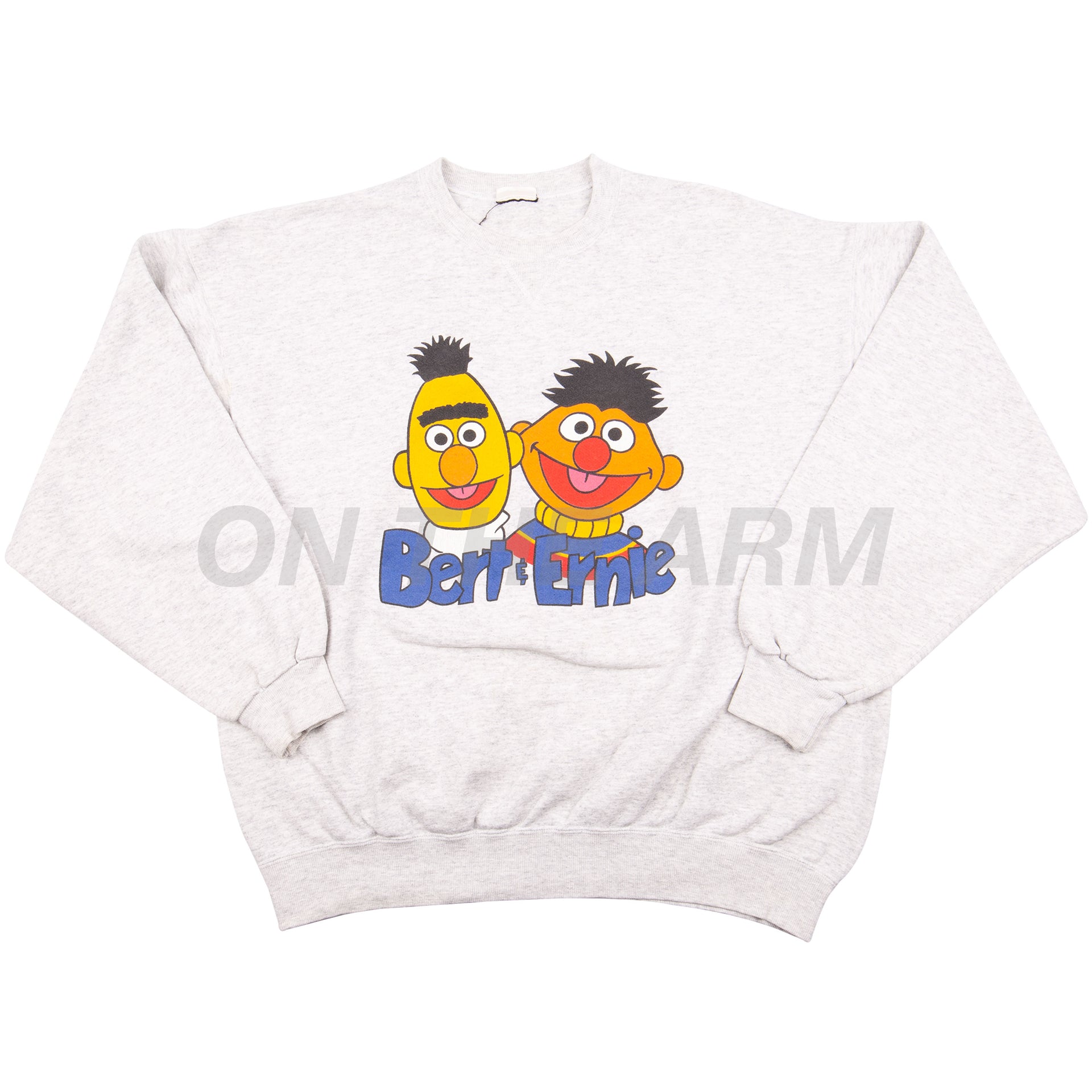 Vintage Grey Bert & Ernie Crew
