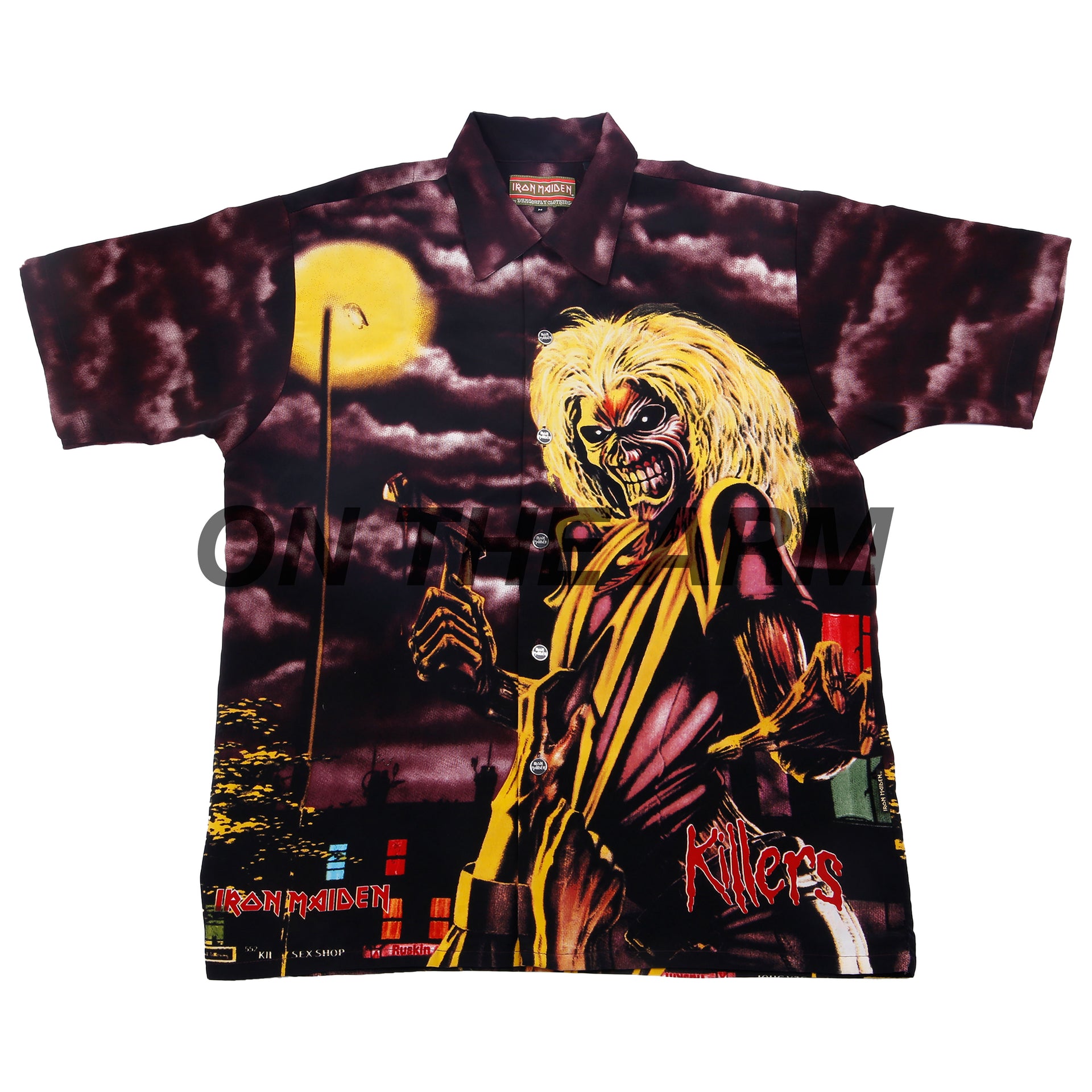 Vintage Iron Maiden Killers Button Up