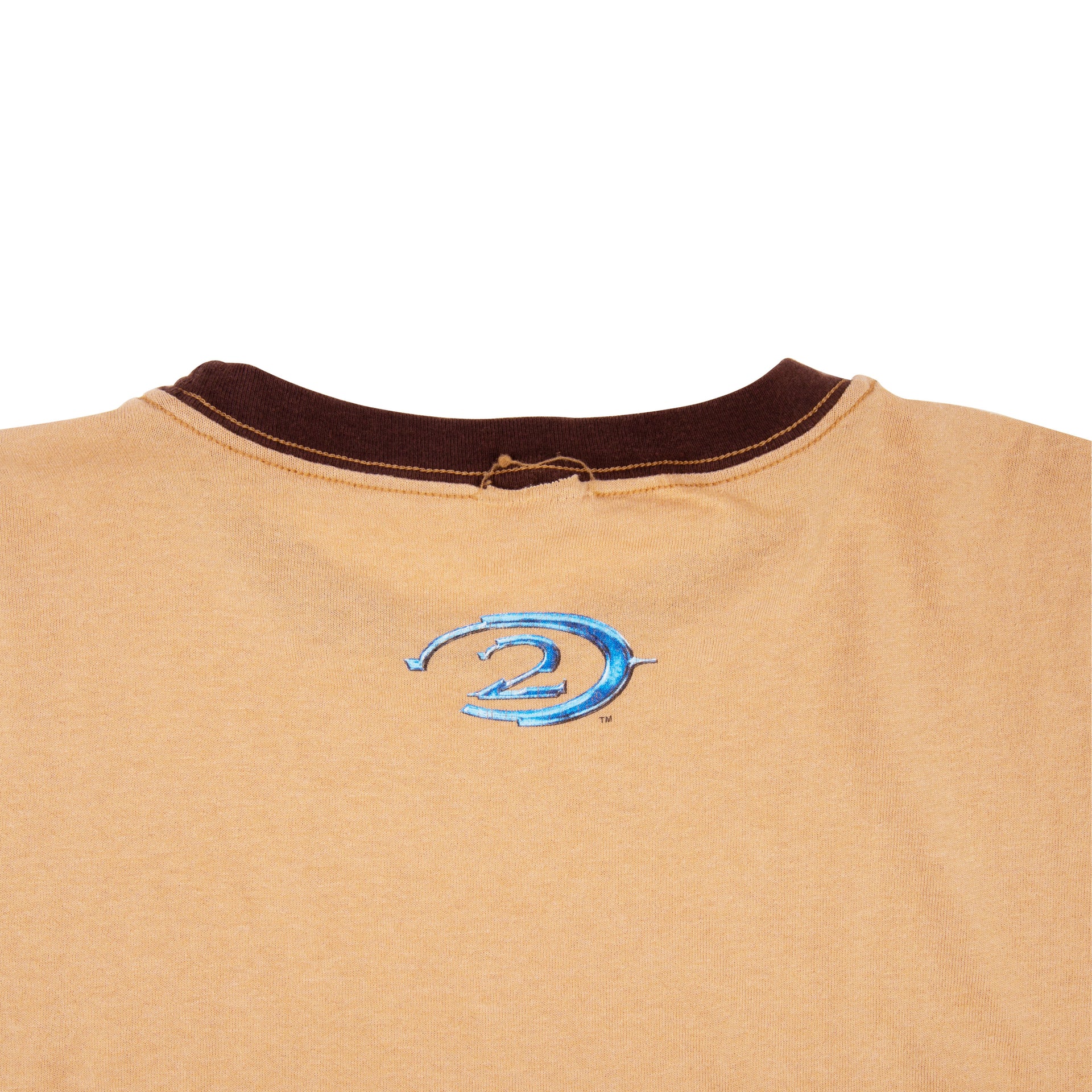 Vintage Natural Halo 2 Ringer Tee