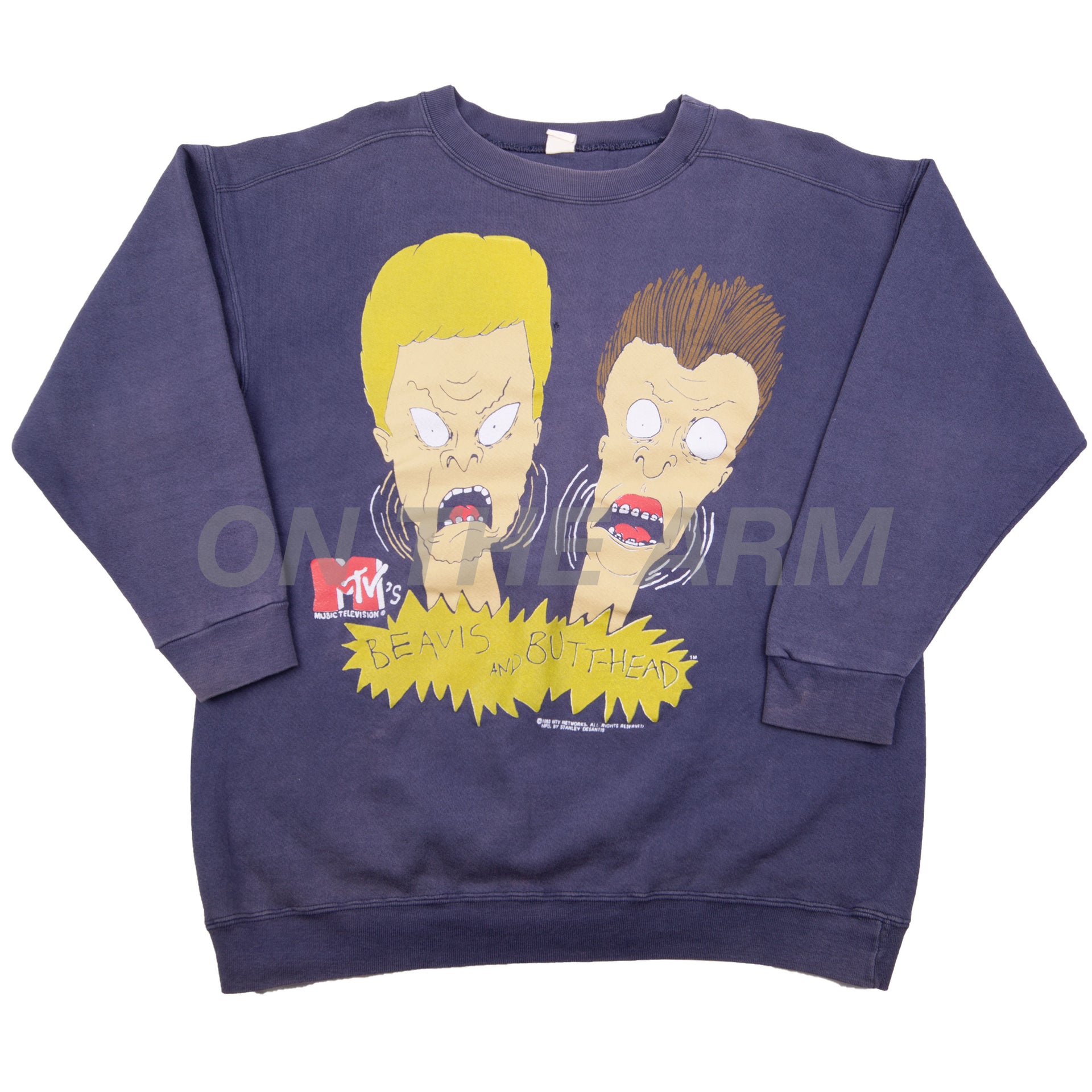 Vintage Navy Beavis & Butthead Crew