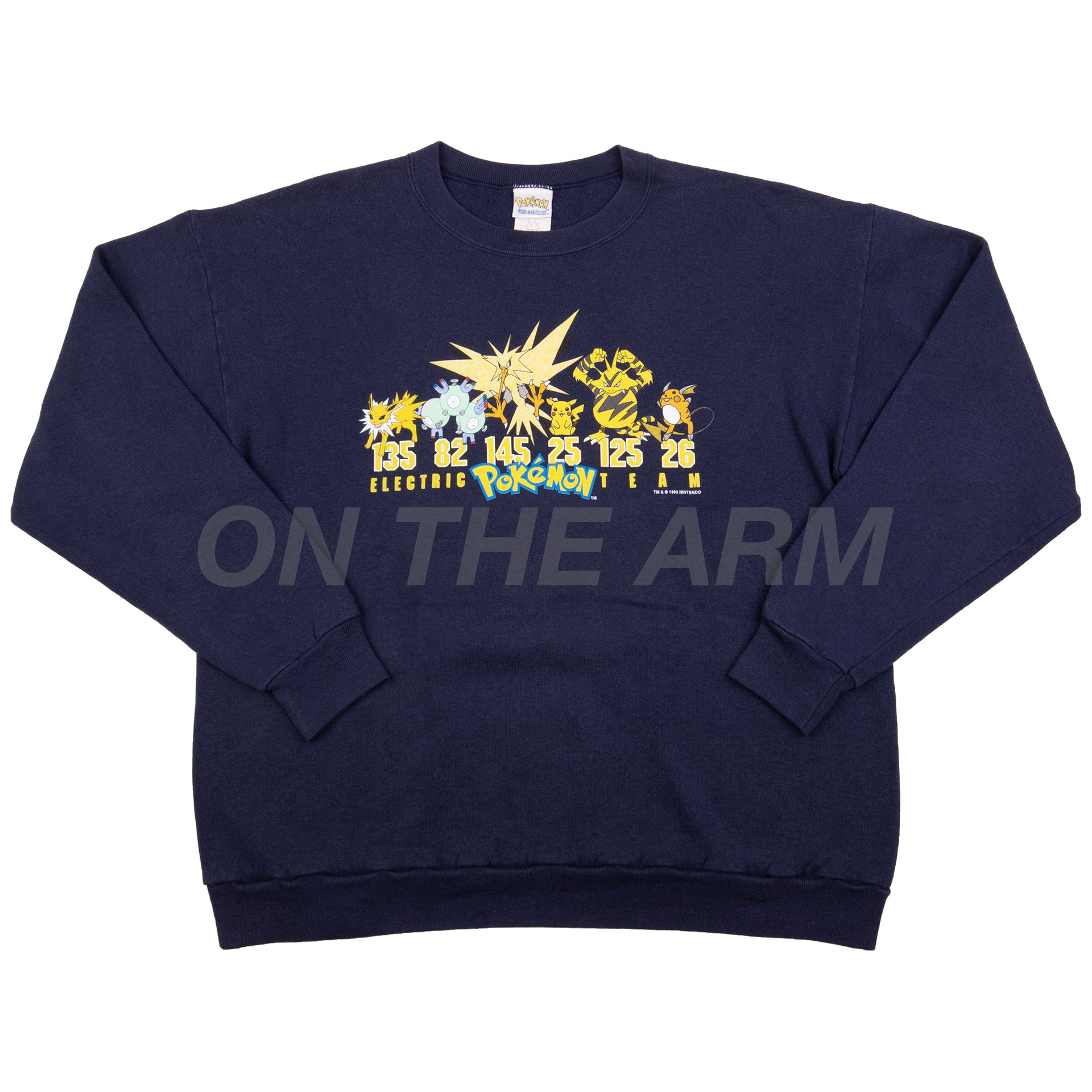 Vintage Navy Pokemon Crew