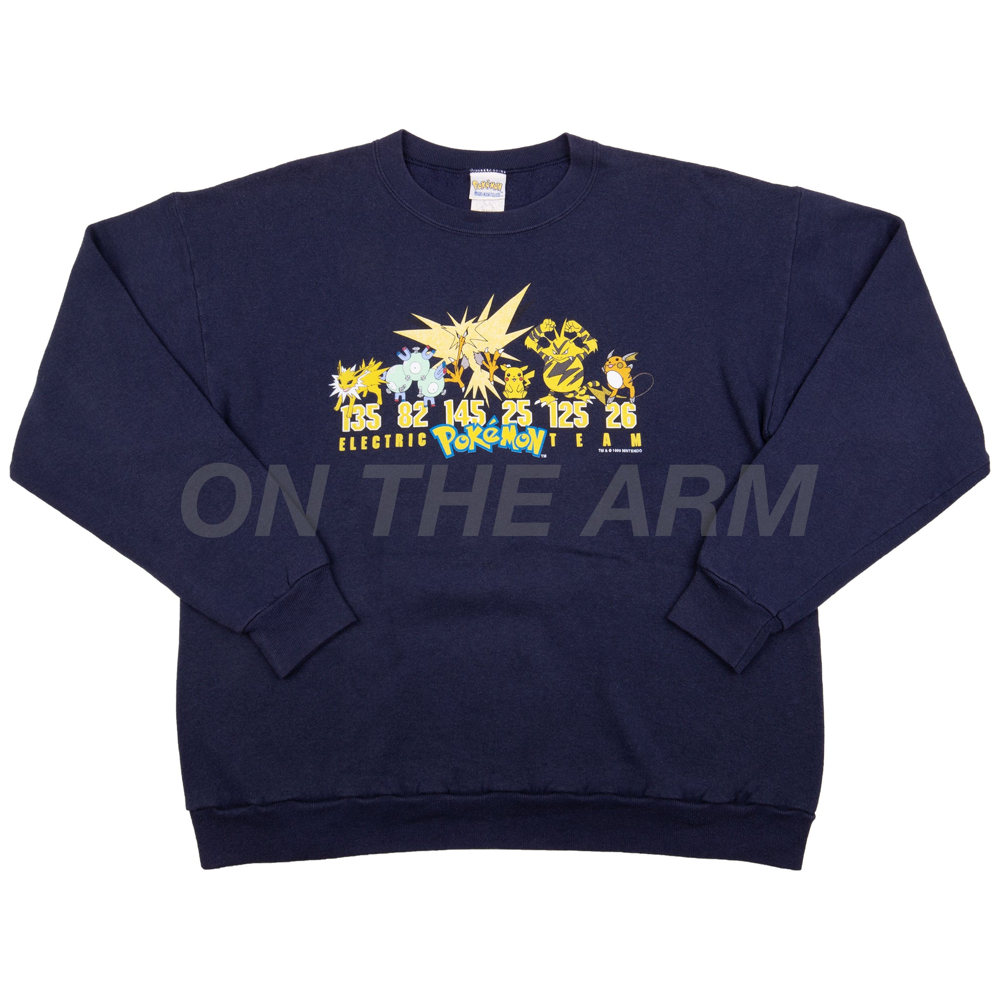 Vintage Navy Pokemon Crew