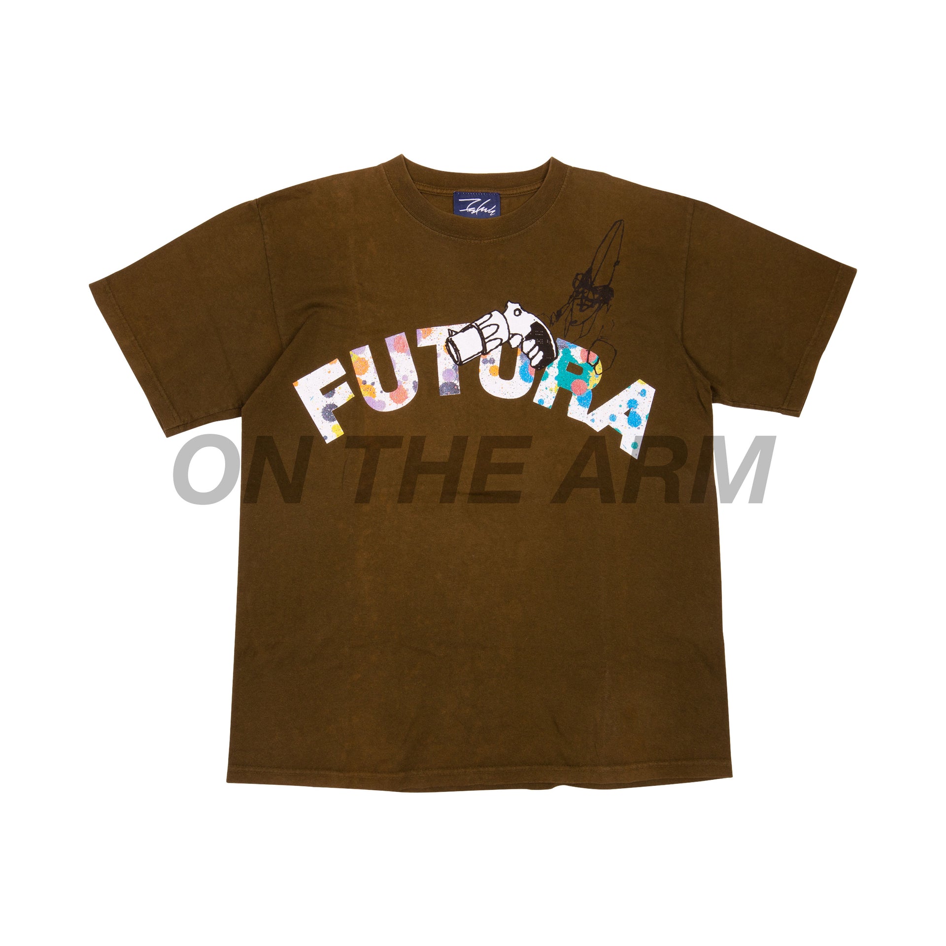 Vintage Olive 2000's Futura Laboratories Tee