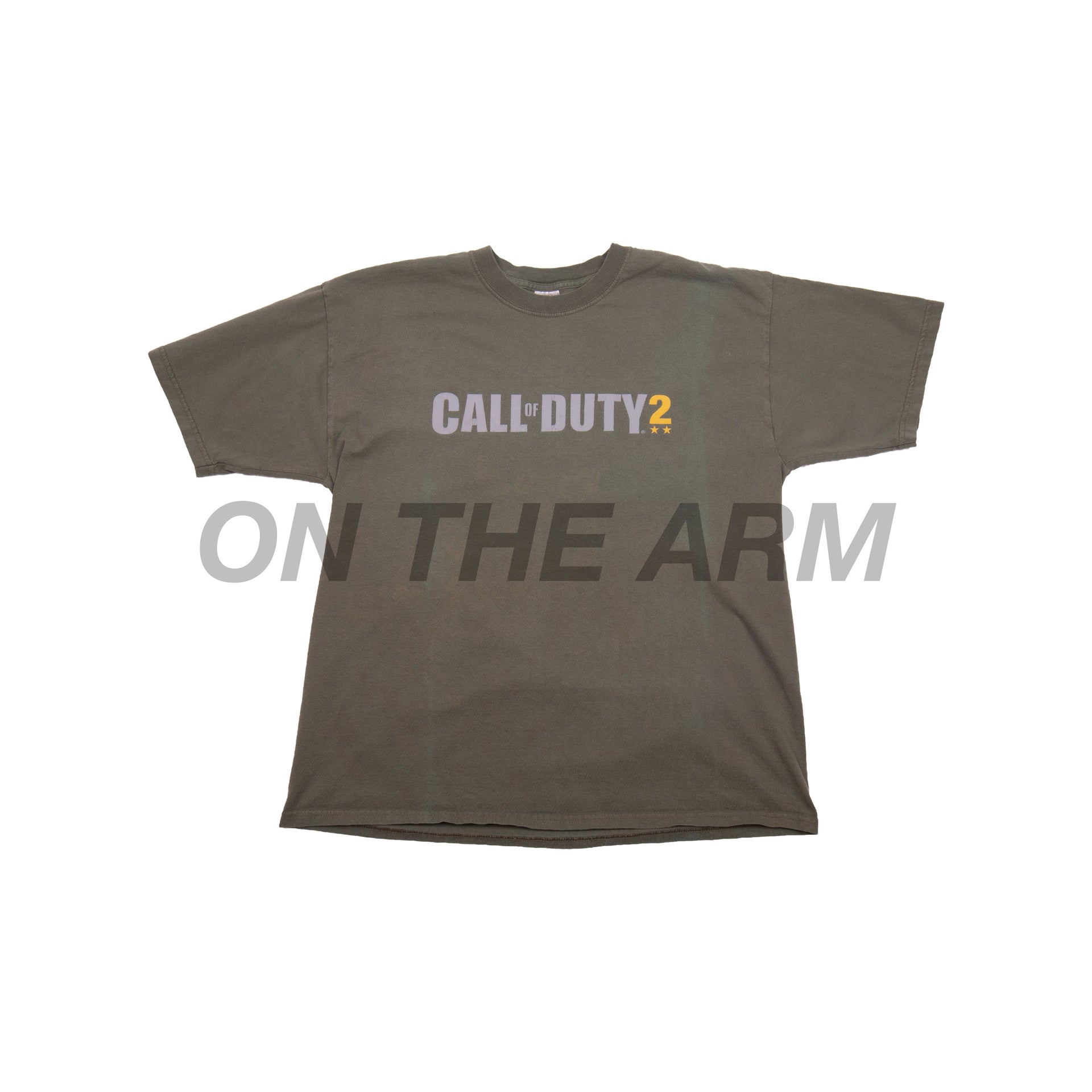 Vintage Olive Call Of Duty 2 Tee