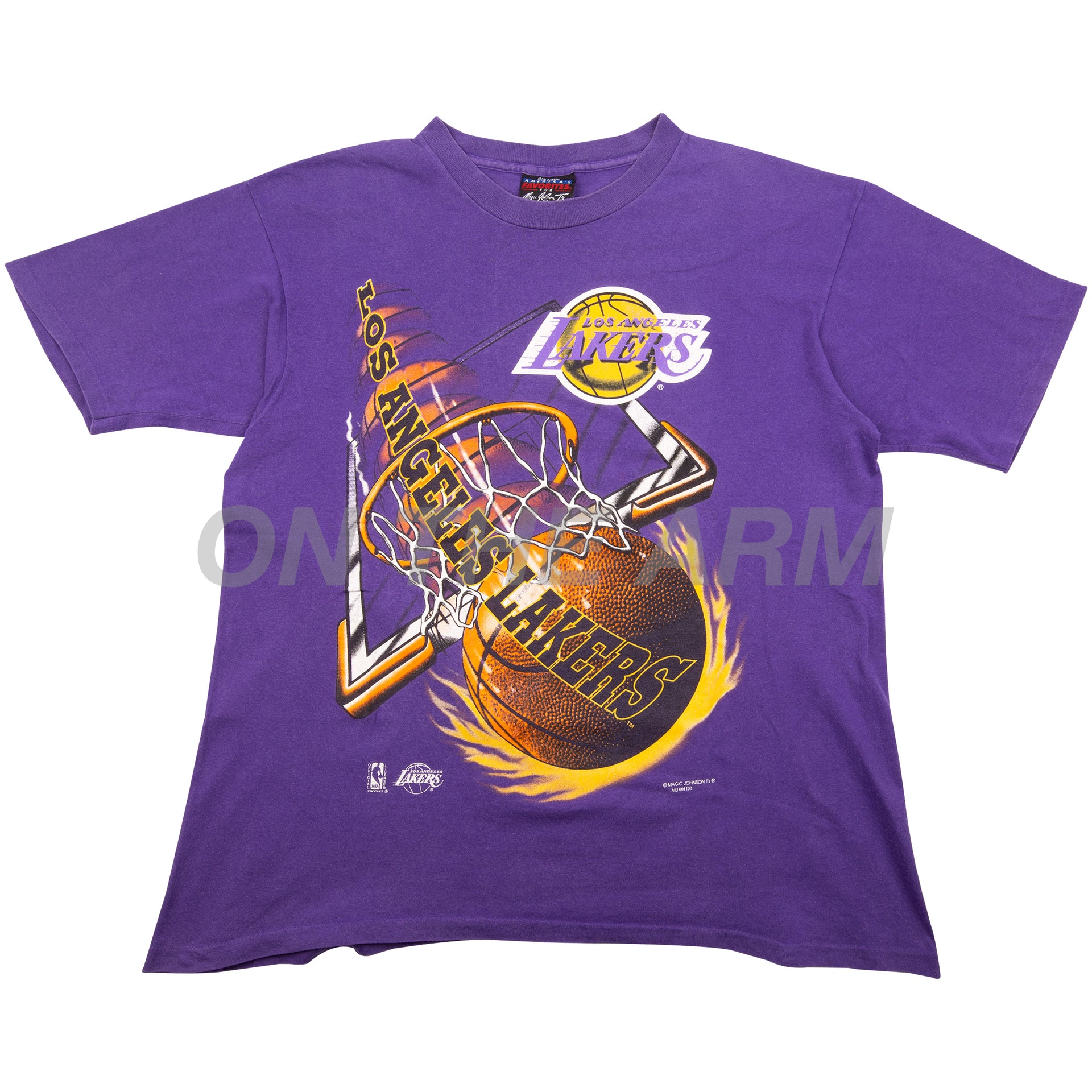 Vintage Purple LA Lakers Tee