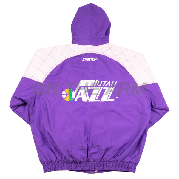 Vintage Purple Starter Utah Jazz Jacket
