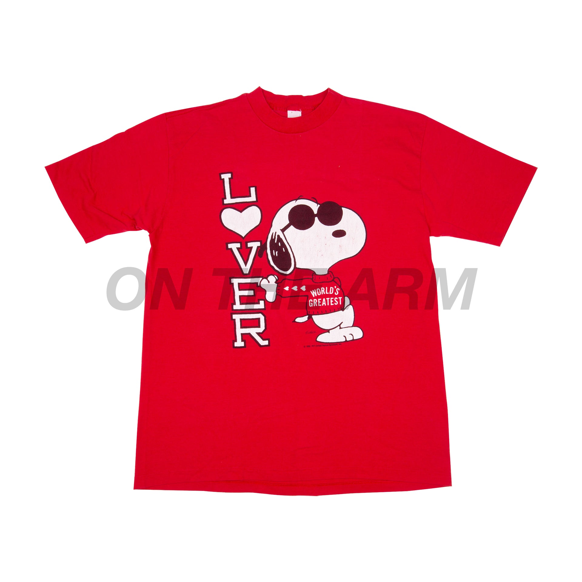 Vintage Red Joe Cool Snoopy Tee