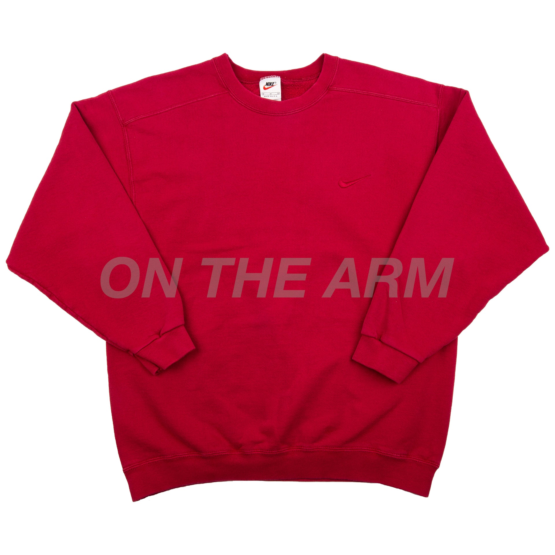Vintage Red Tonal Nike Crew