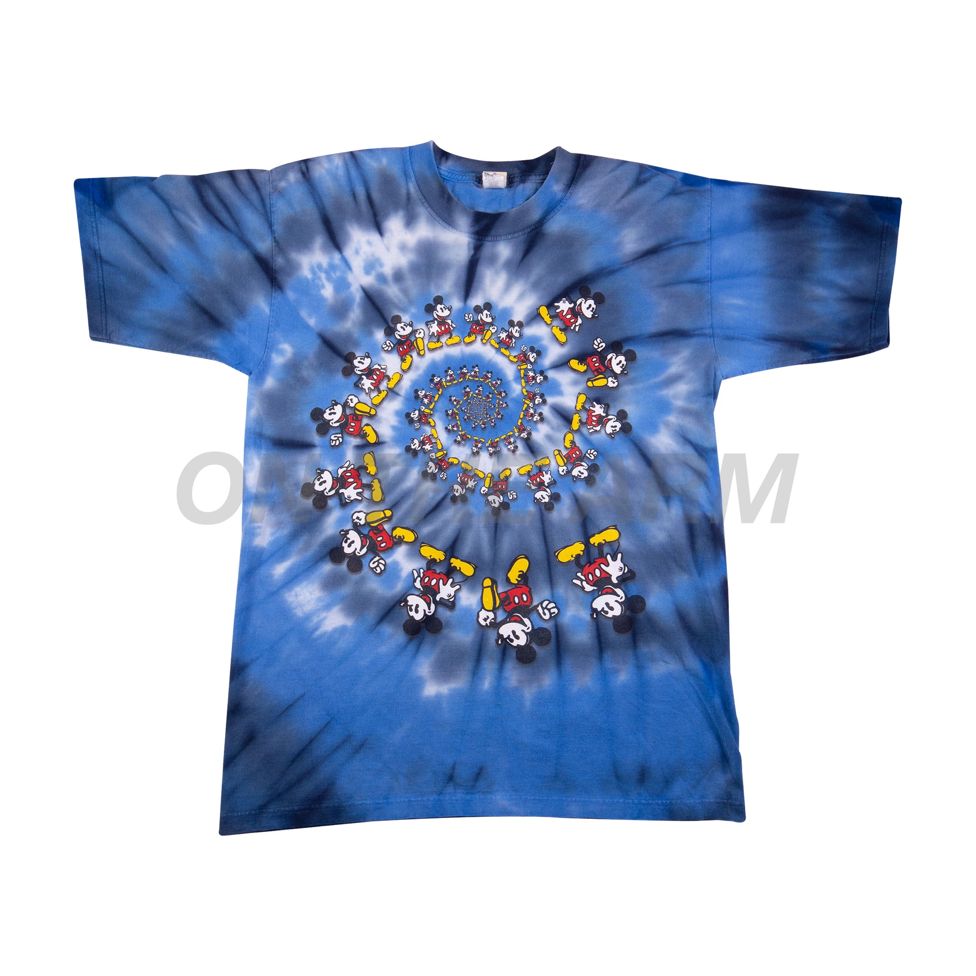 Vintage Tie Dye Mickey Swirl Tee