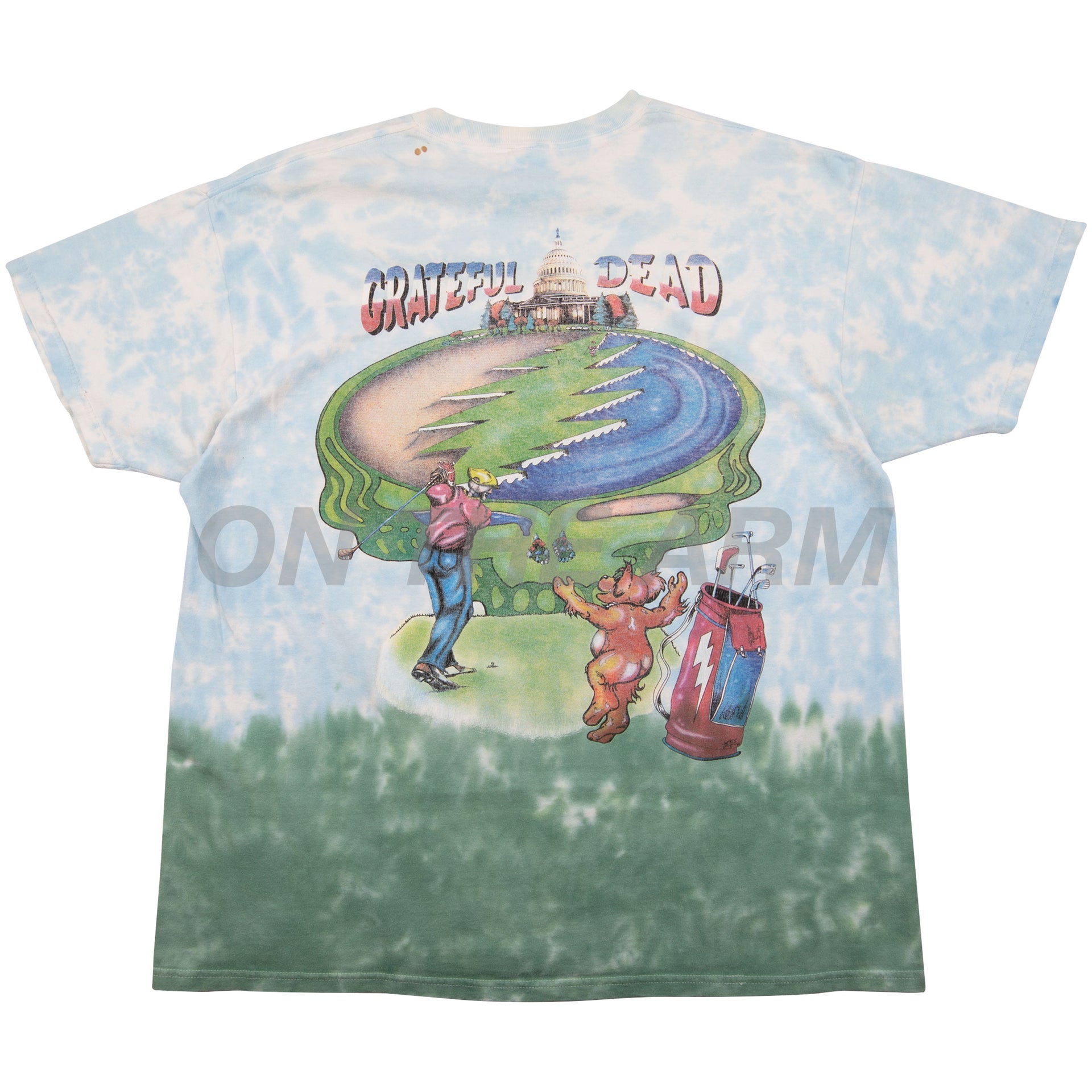 Vintage Tie Dye Grateful Dead Golf Tee