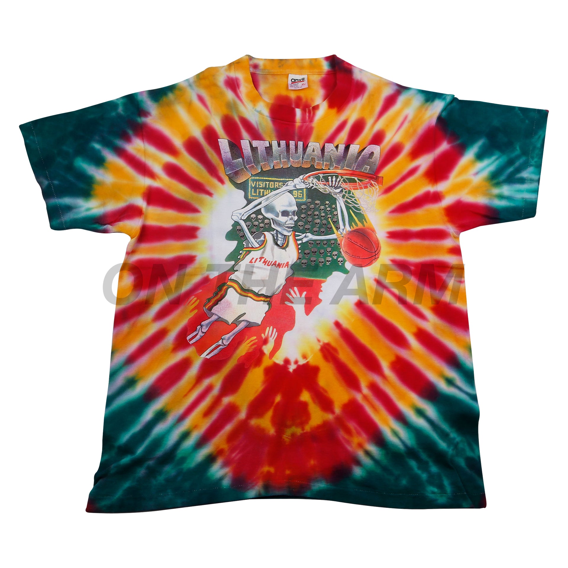 Vintage Tie Dye Lithuania Tee