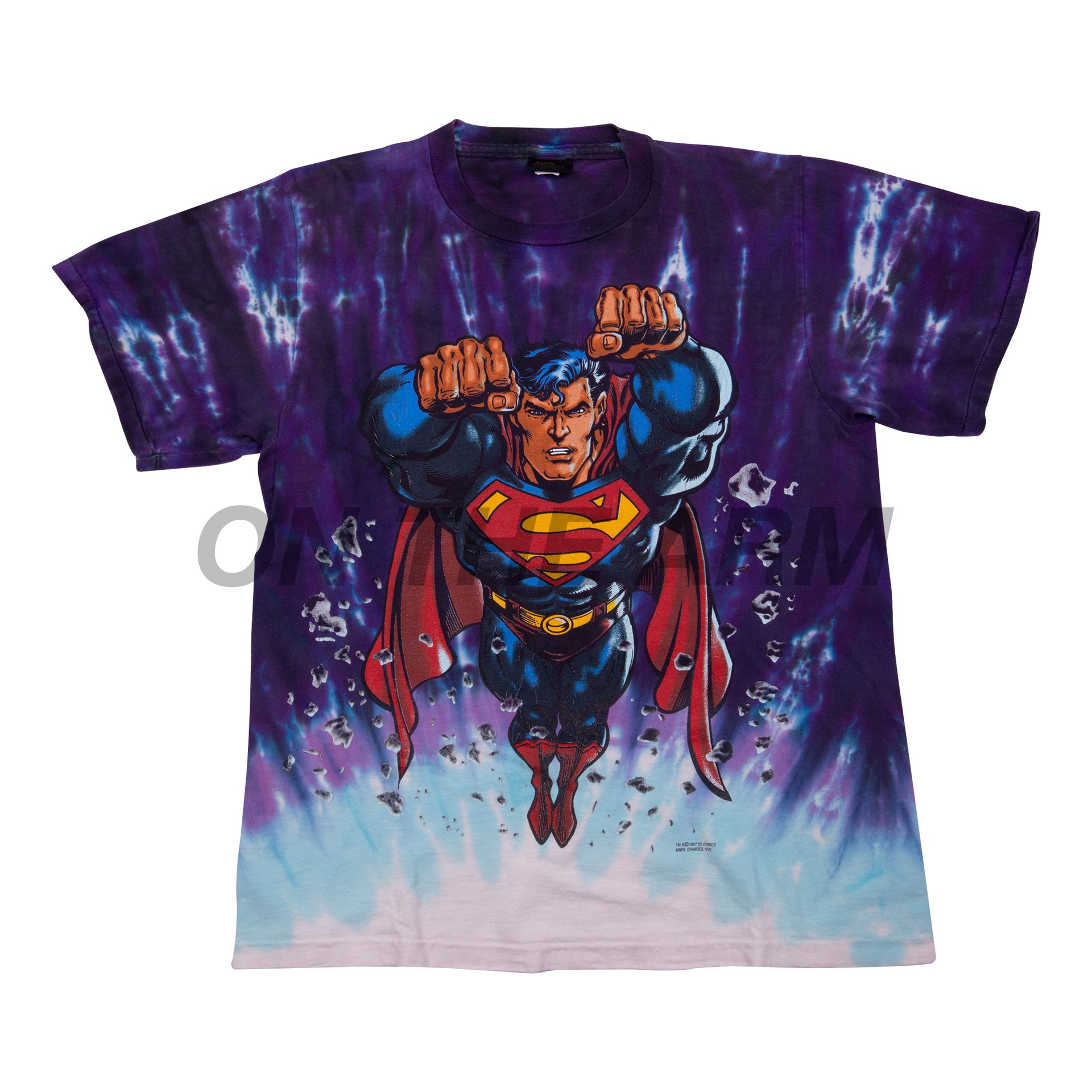 Vintage Tie Dye Superman Tee