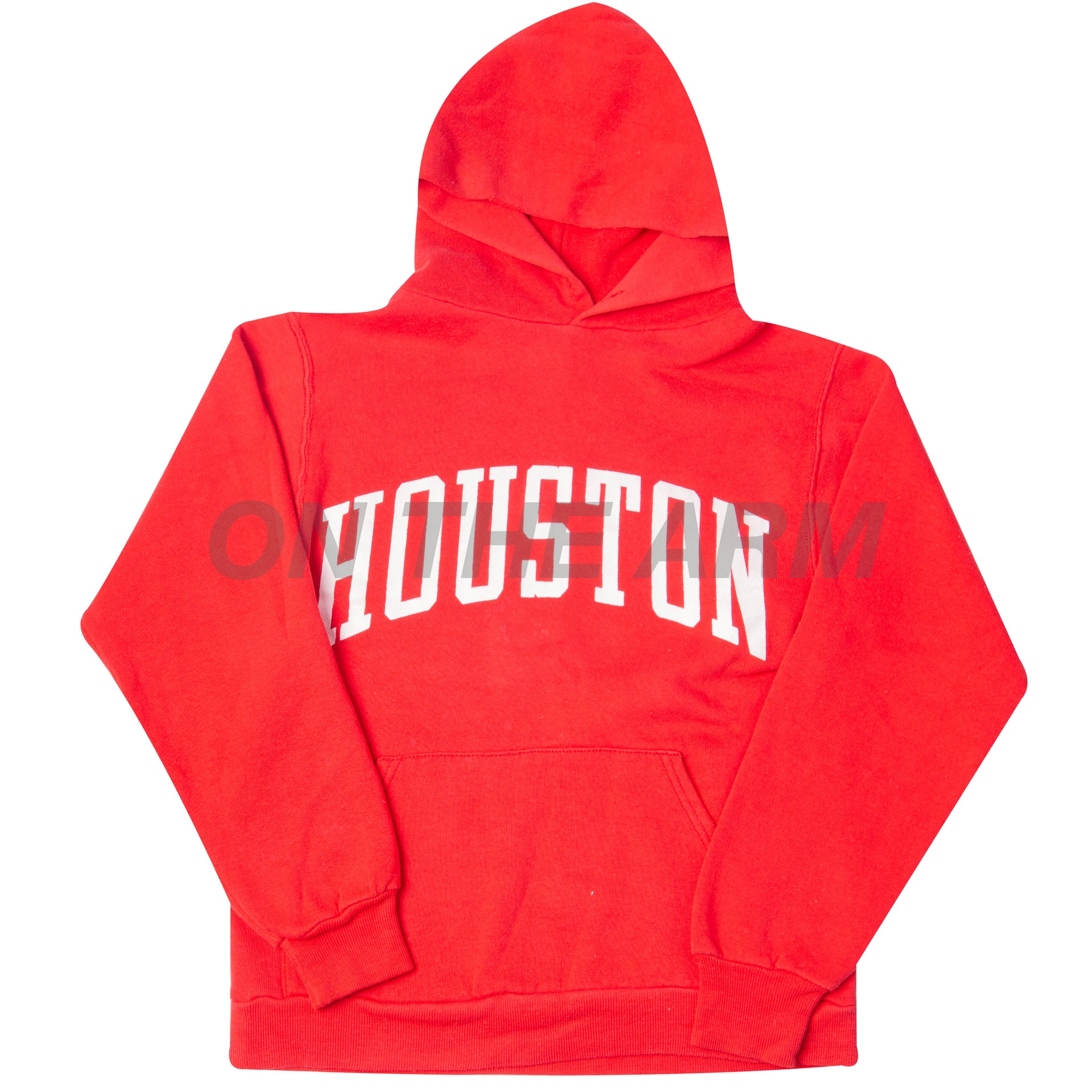 Vintage Red Houston Hoodie
