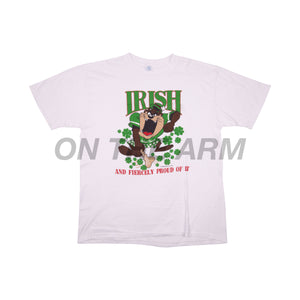 Vintage White 1989 Taz Irish Tee