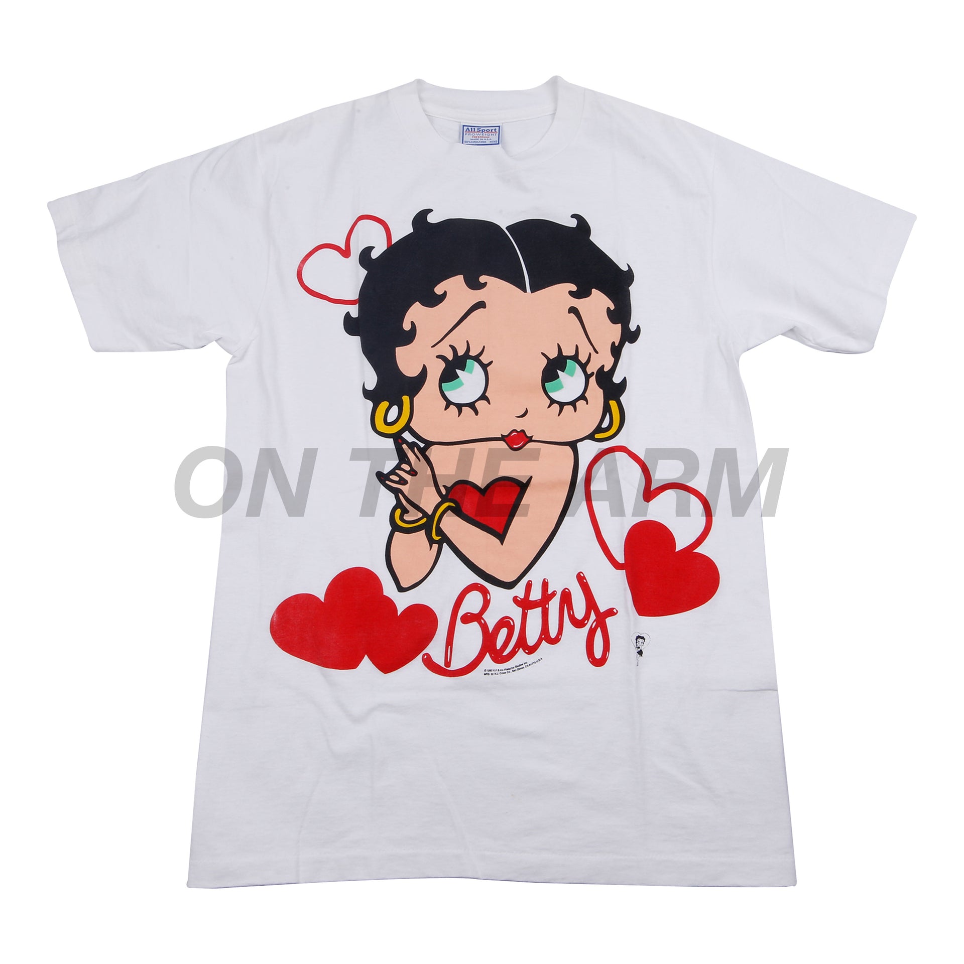 Vintage White 1992 Betty Boop Tee
