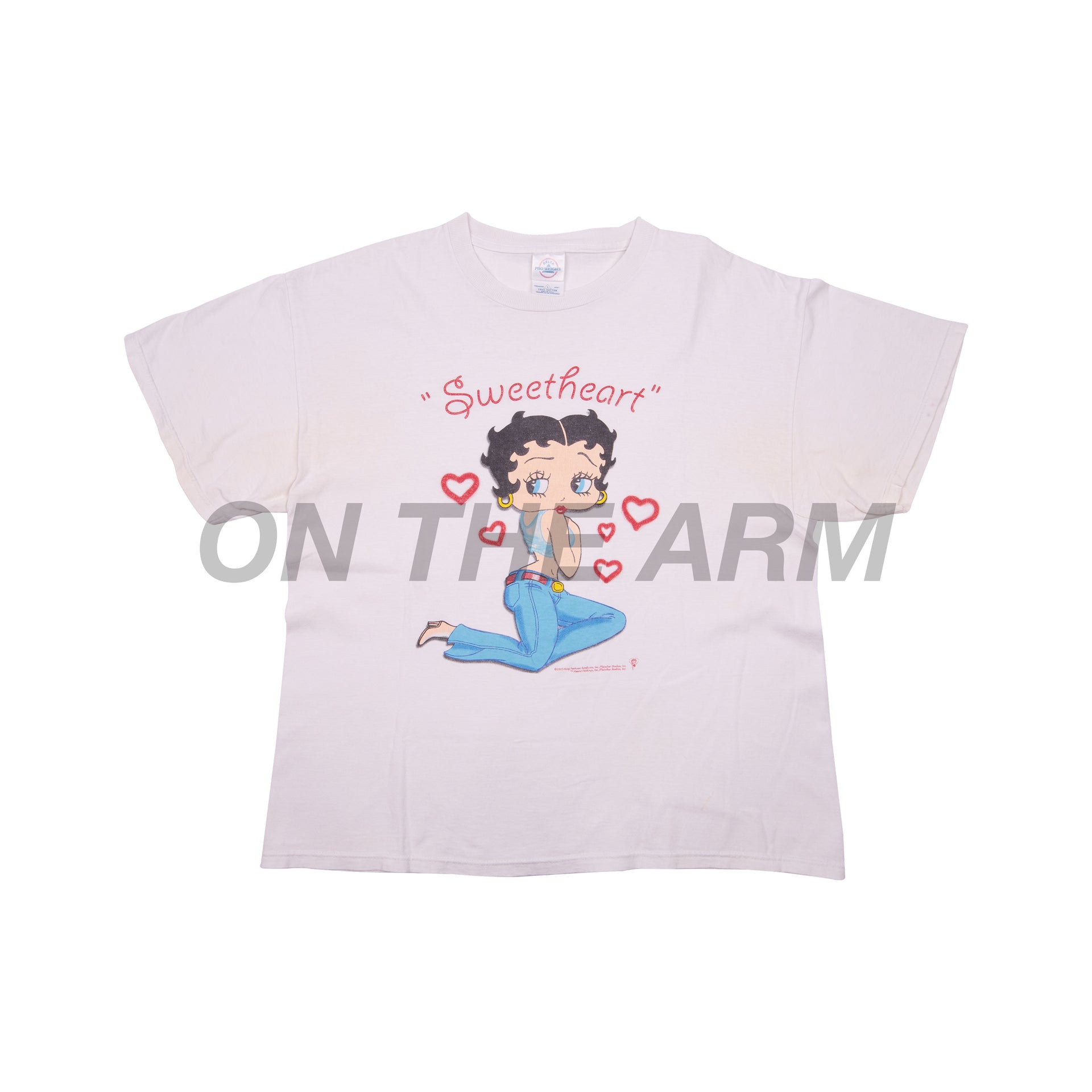 Vintage White Betty Boop Tee