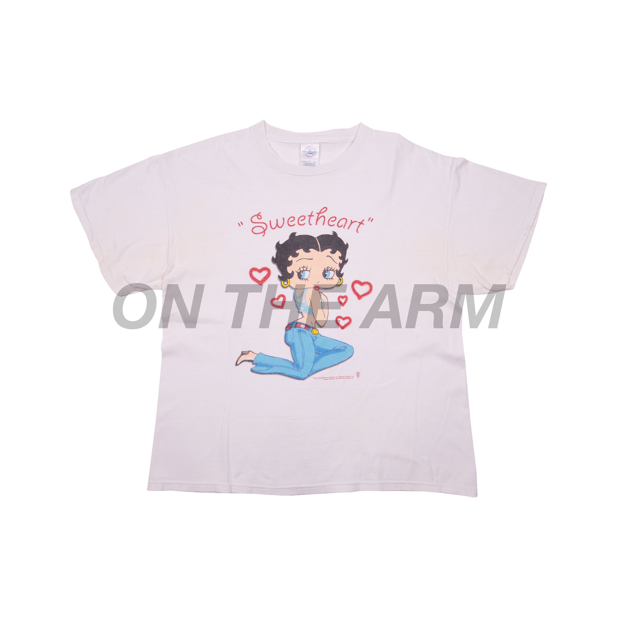 Vintage White Betty Boop Tee