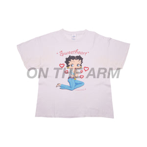 Vintage White Betty Boop Tee