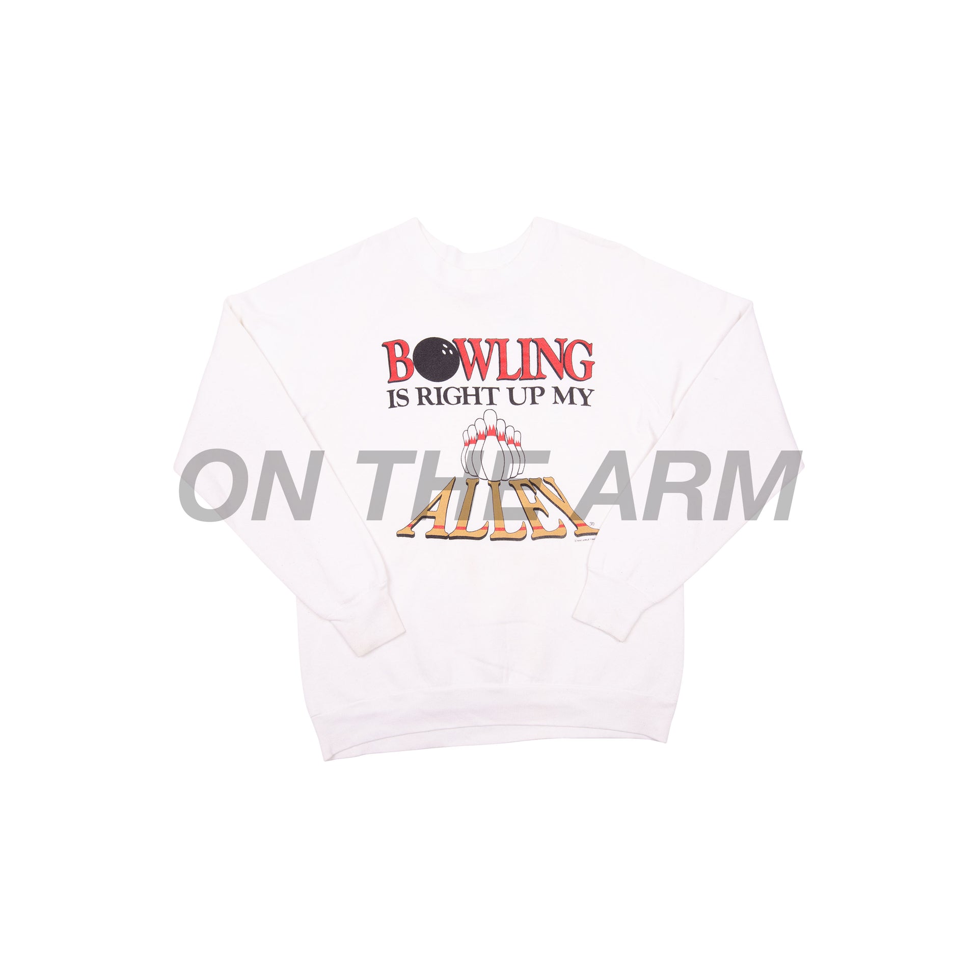 Vintage White Bowling Crew